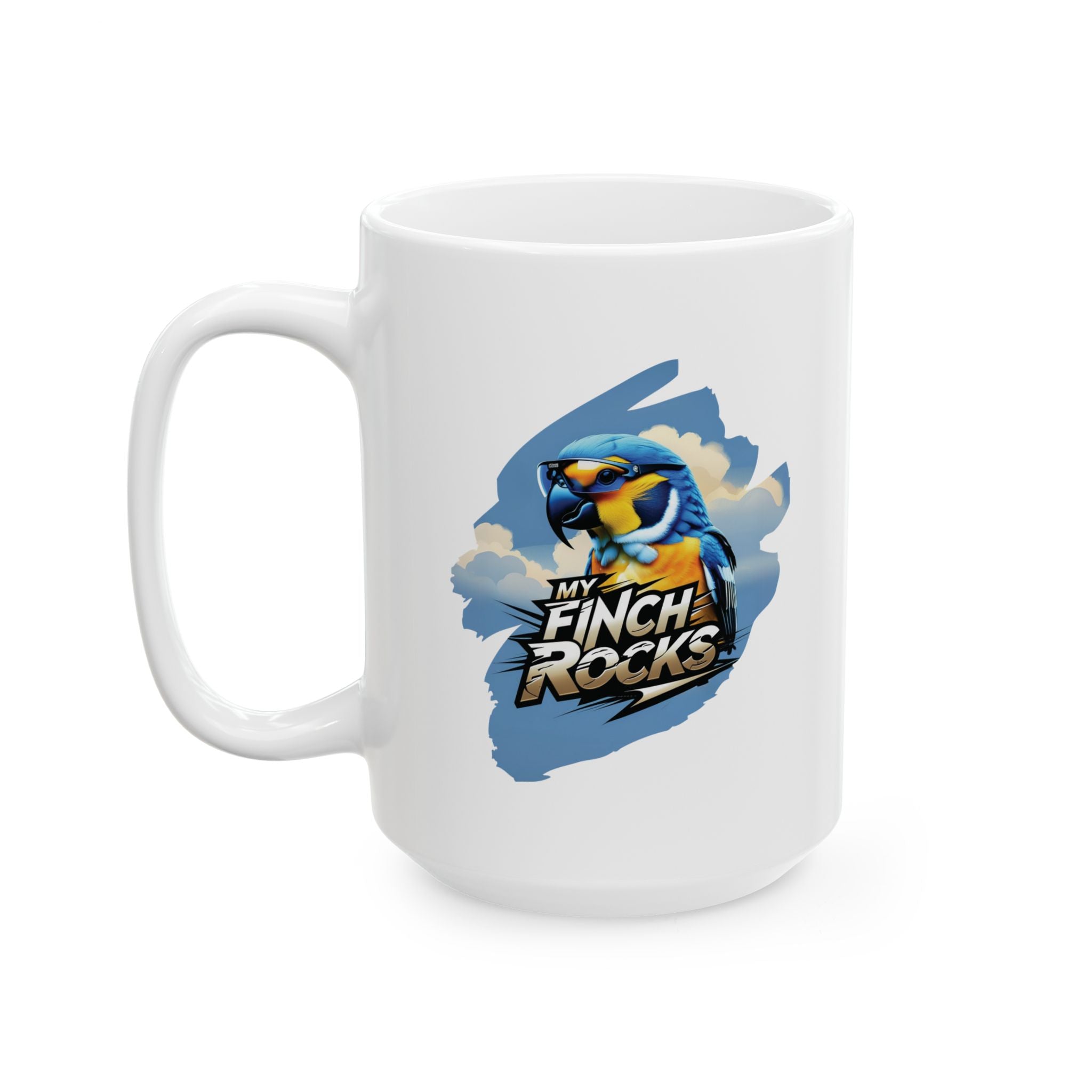 My Finch Rocks Sunglasses Mug
