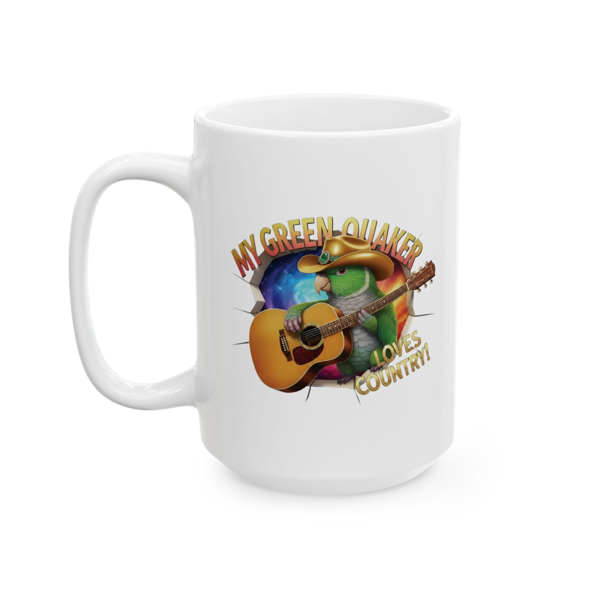 Green Quaker Loves Country Mug