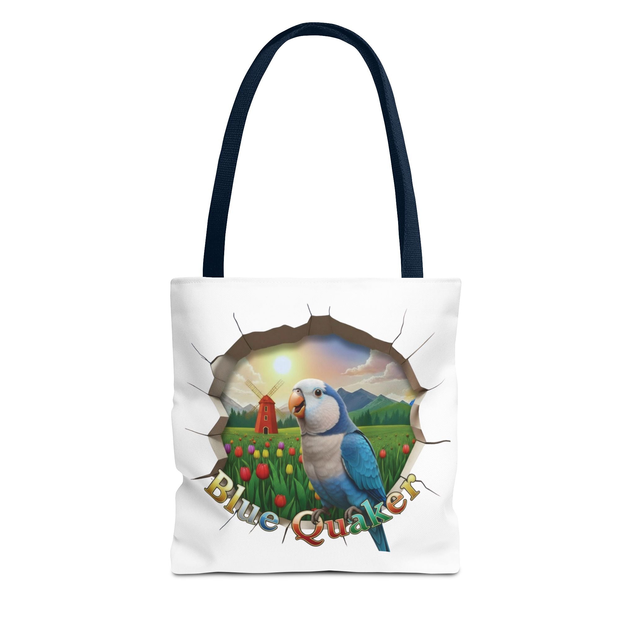 Blue Quaker Parrot Tote Bag