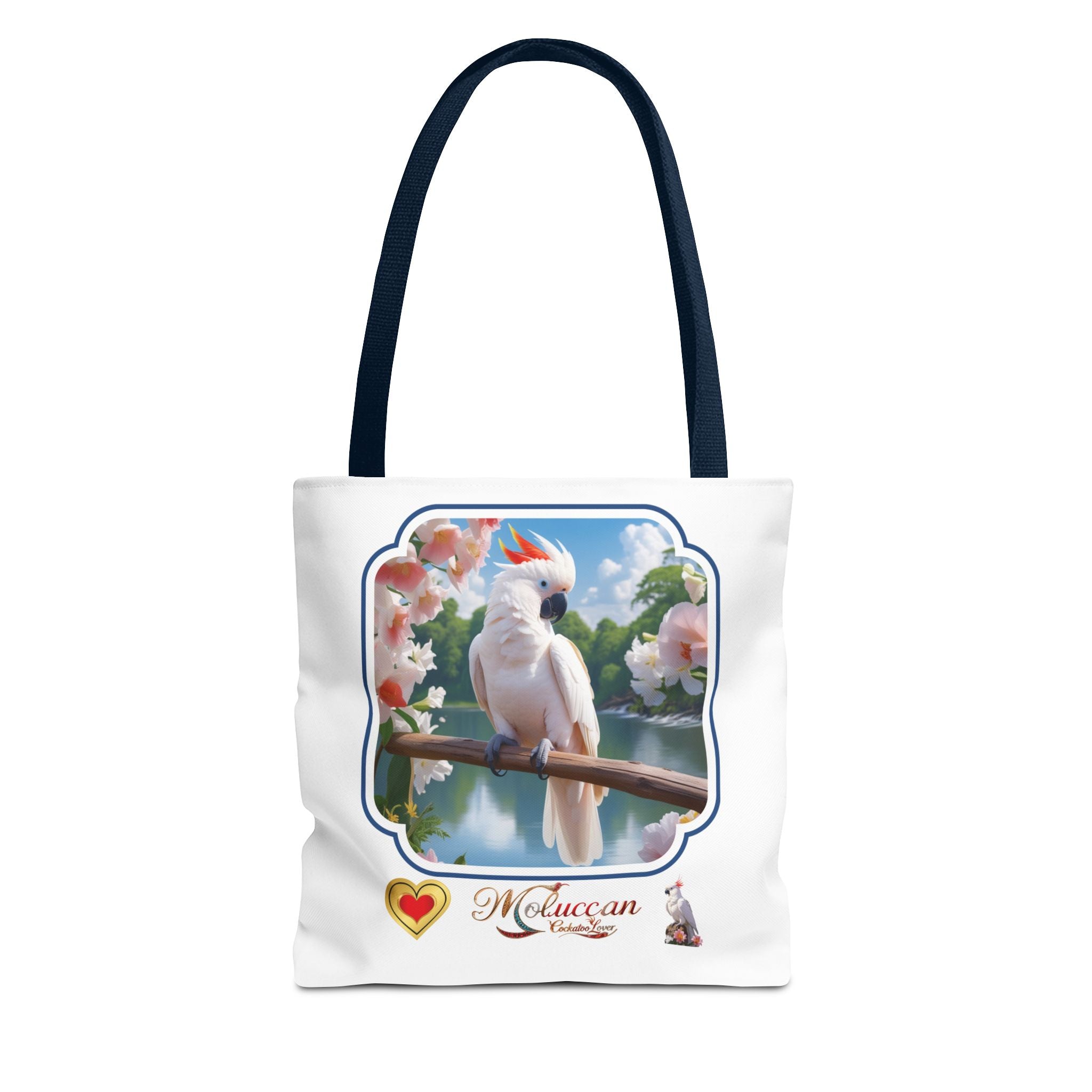 White Moluccan Cockatoo Lover Tote Bag
