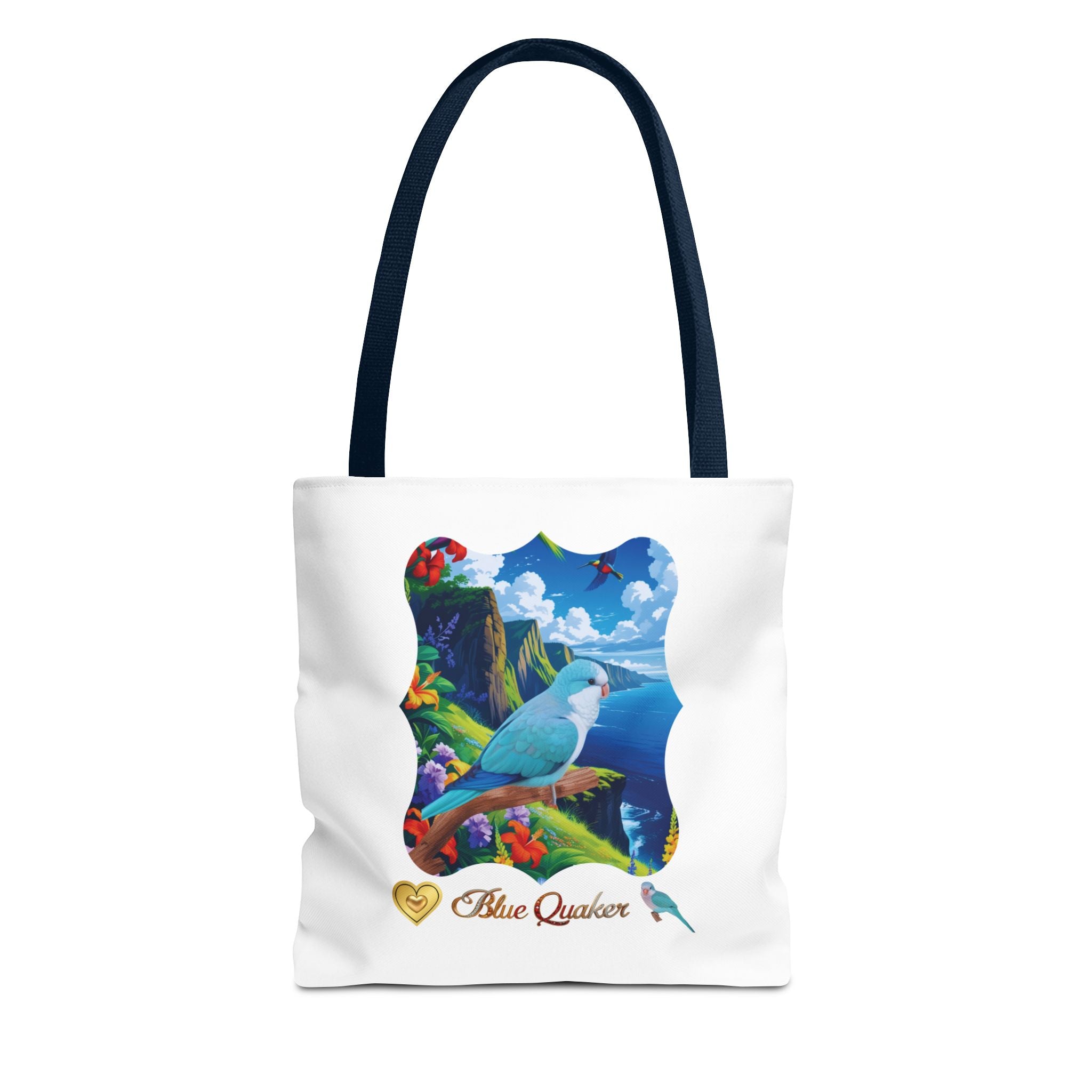 Blue Quaker Lake Scenic Tote Bag