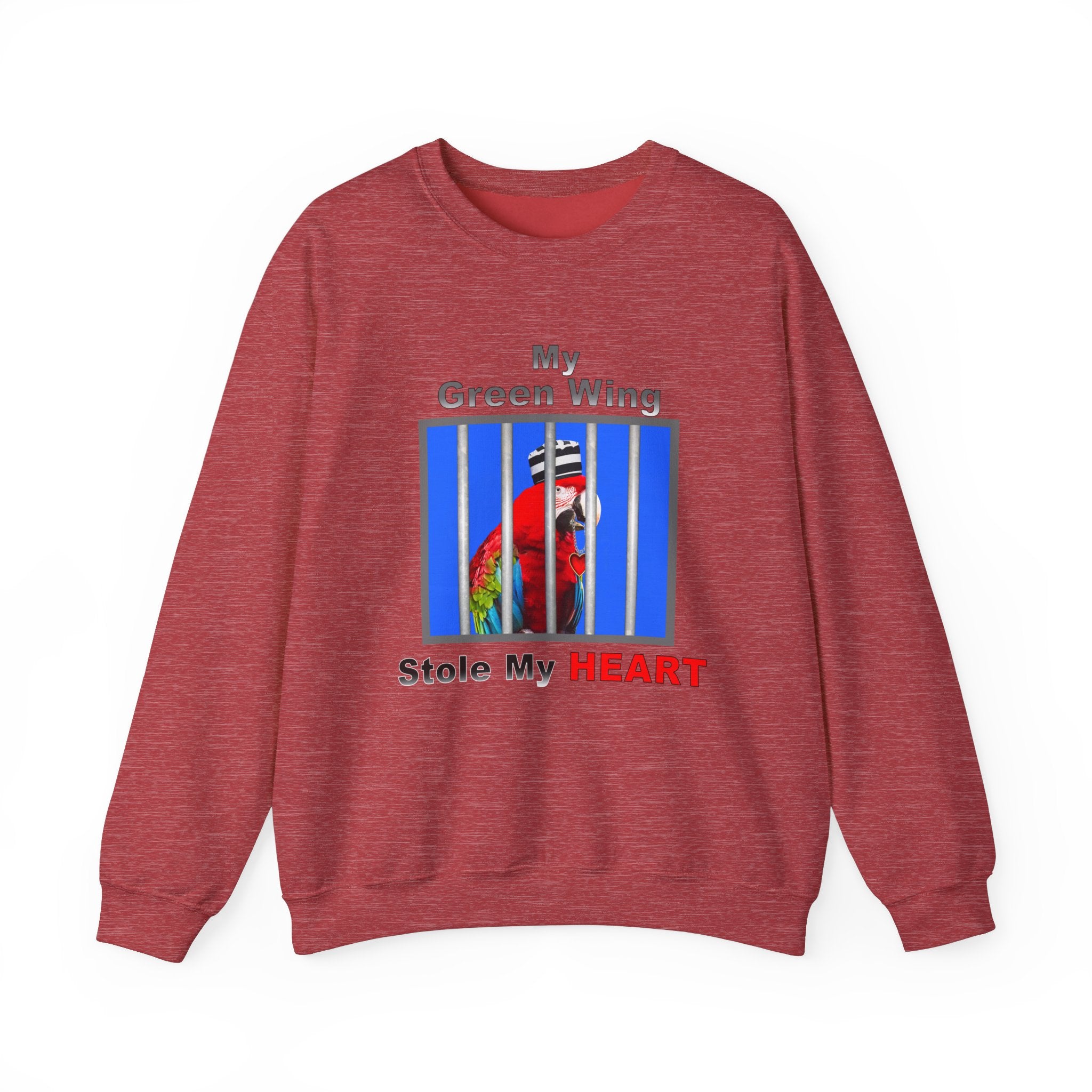 My Green Winged Stole My Heart Sweatshirt