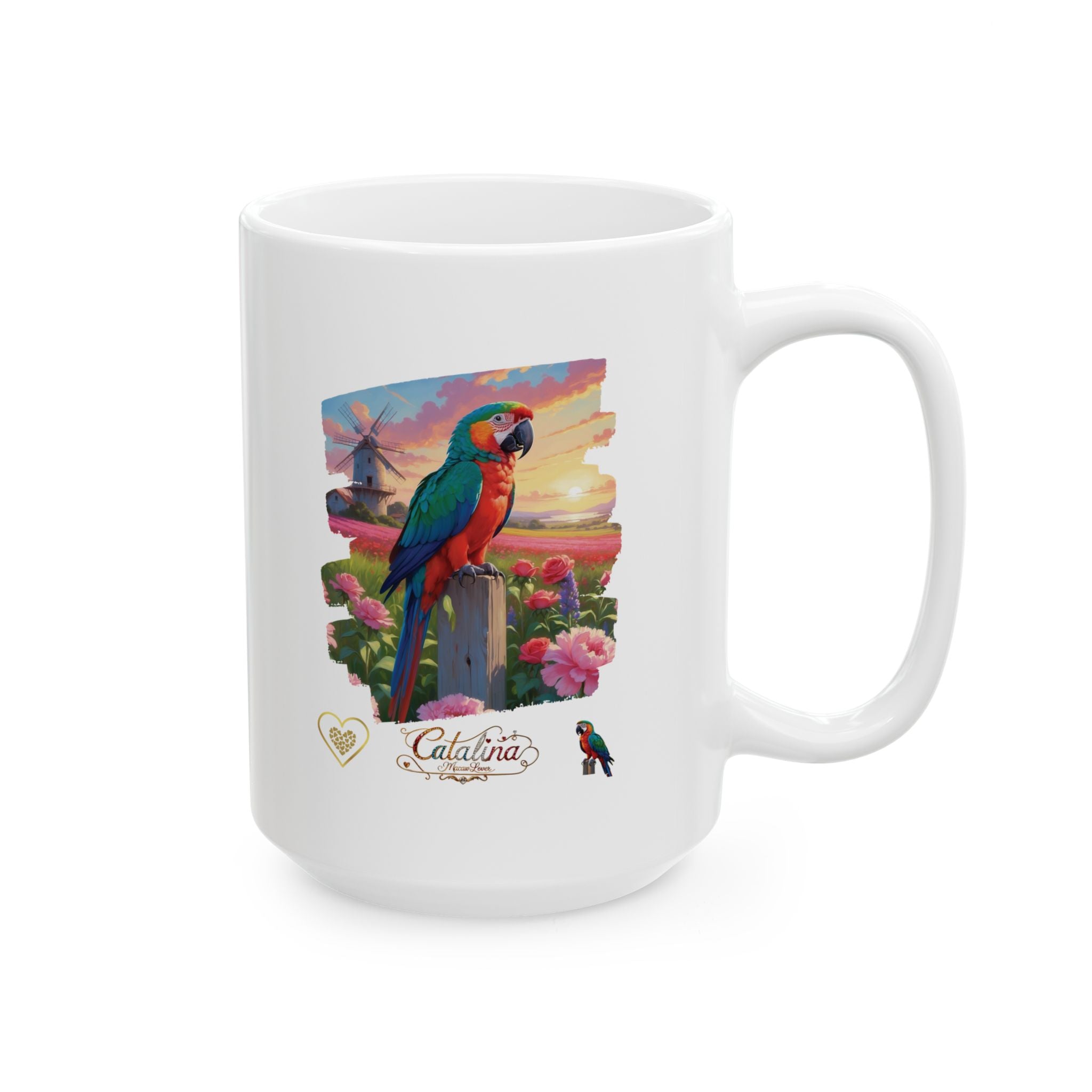 Catalina Macaw Lover Sunset Mug