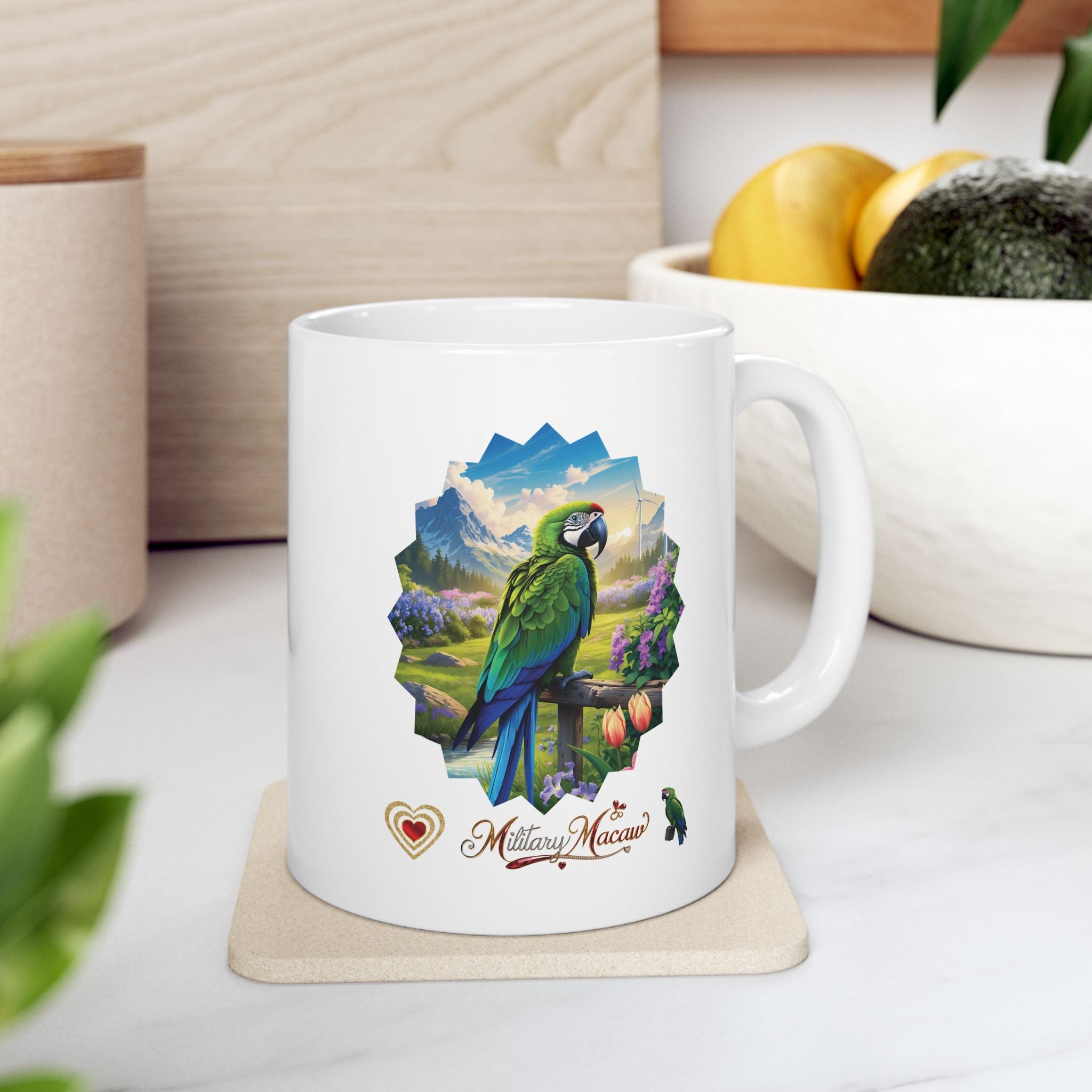 Military Macaw Mountain Mug