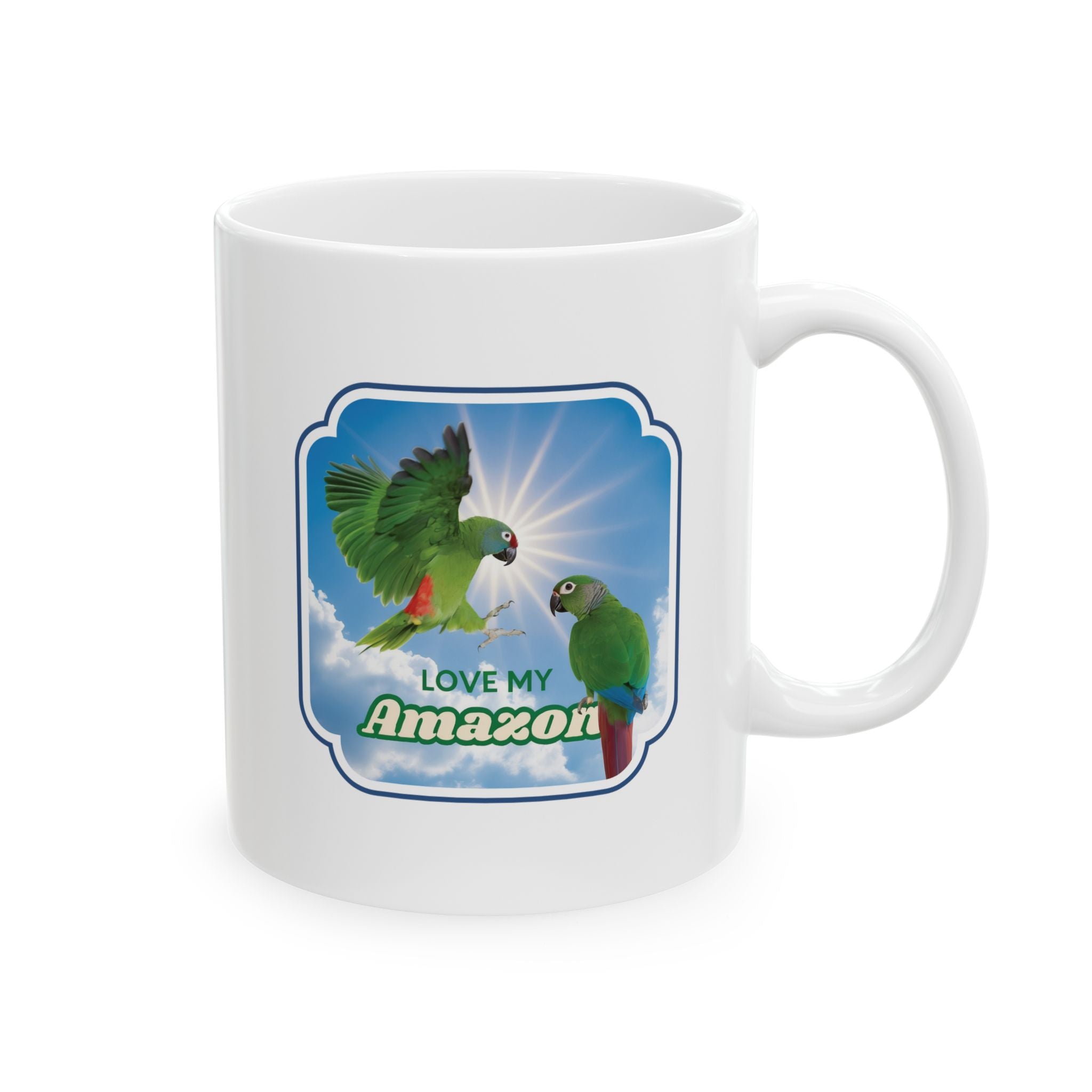 Love My Amazon Flying Mug