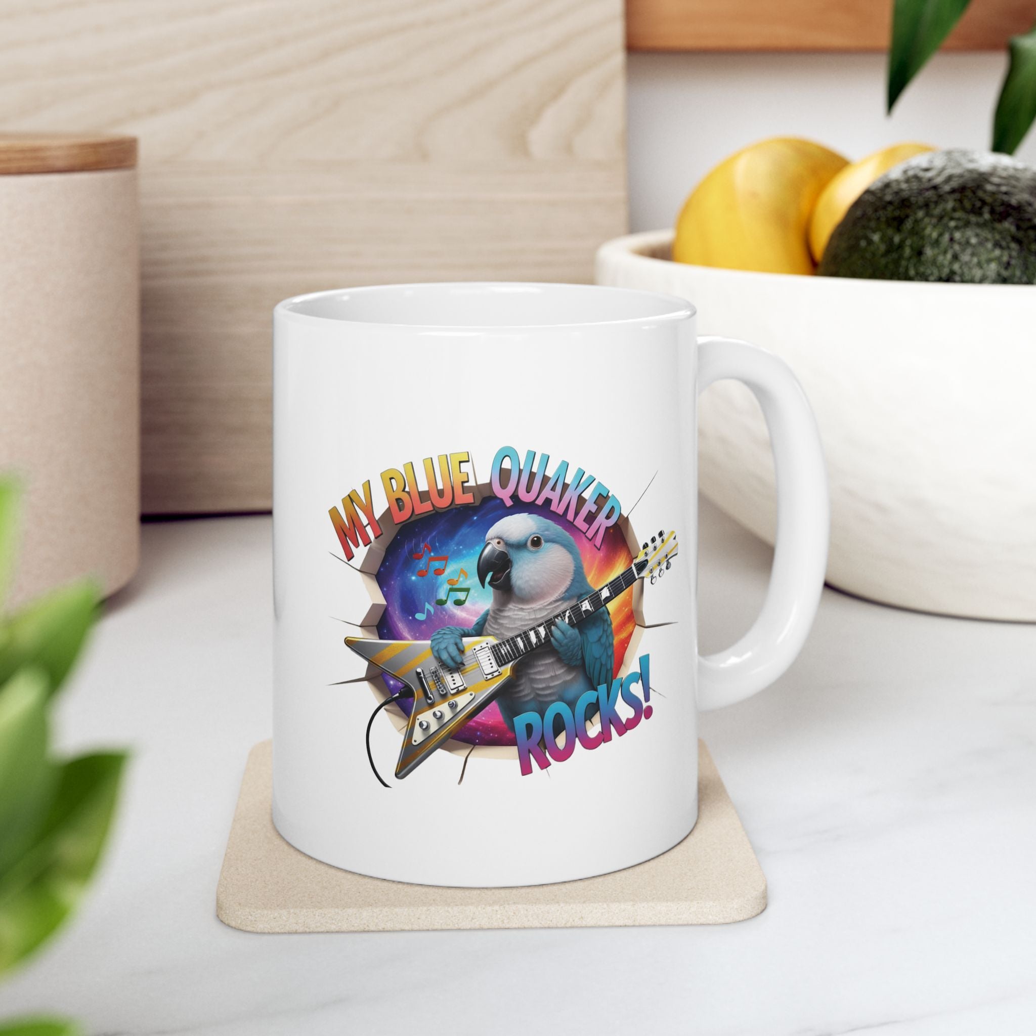 My Blue Quaker Rocks Mug