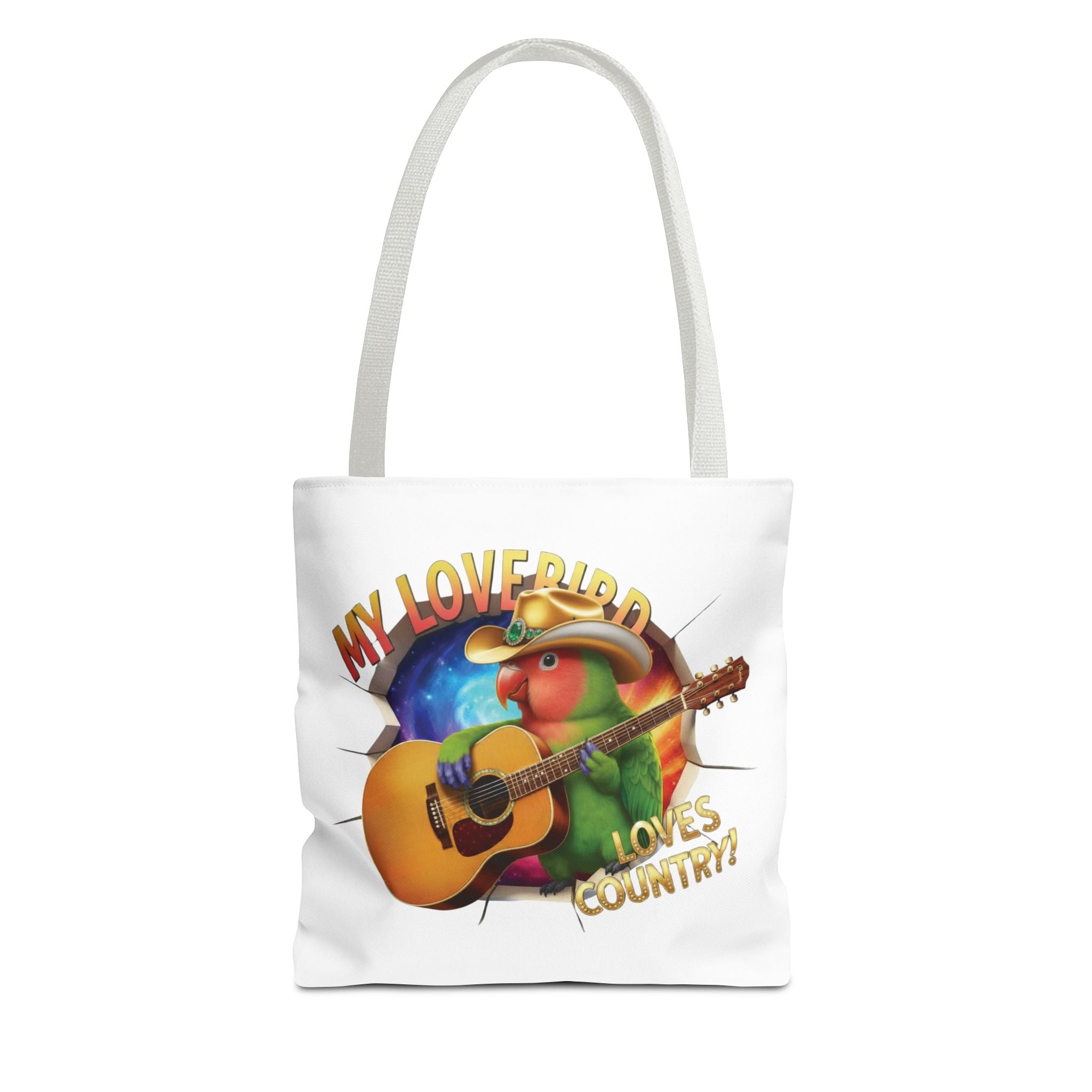 My Lovebird Loves Country Tote Bag