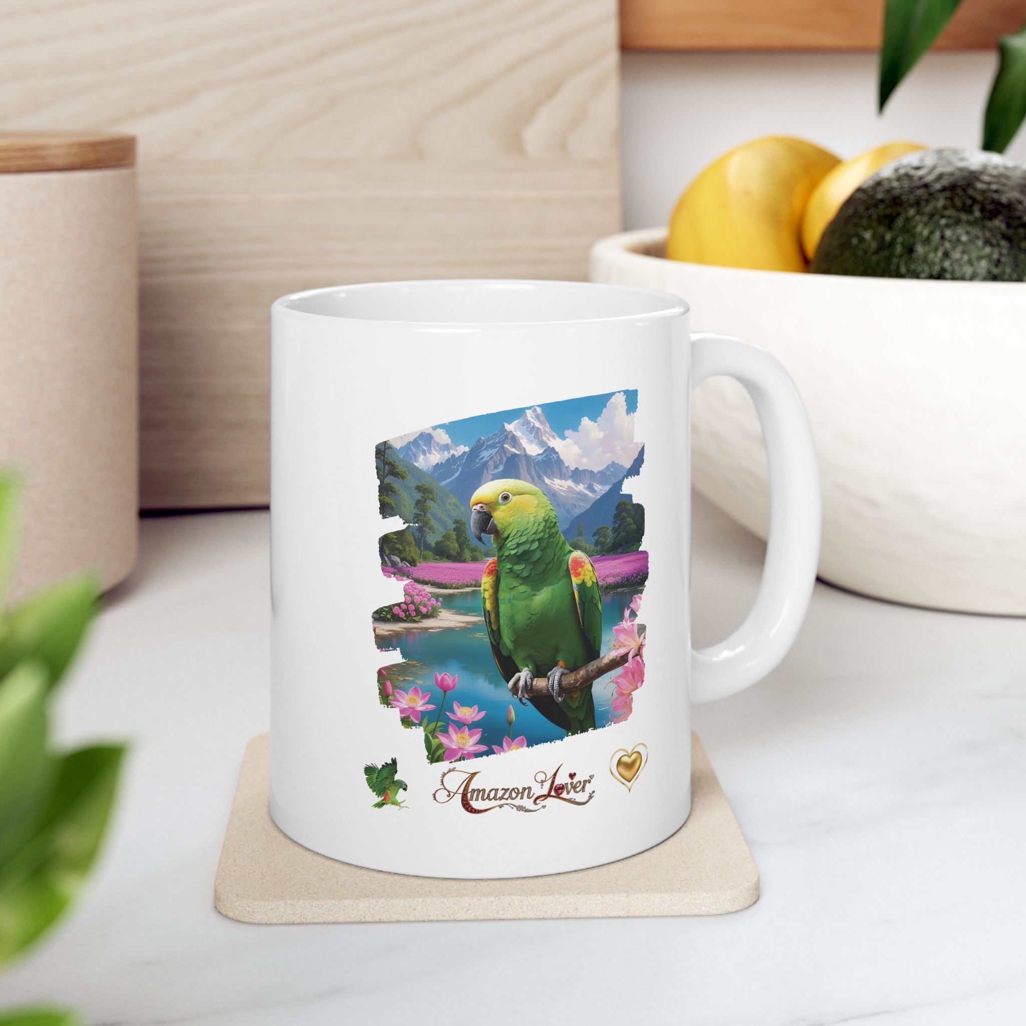 Amazon Lover Floral Lake Mug
