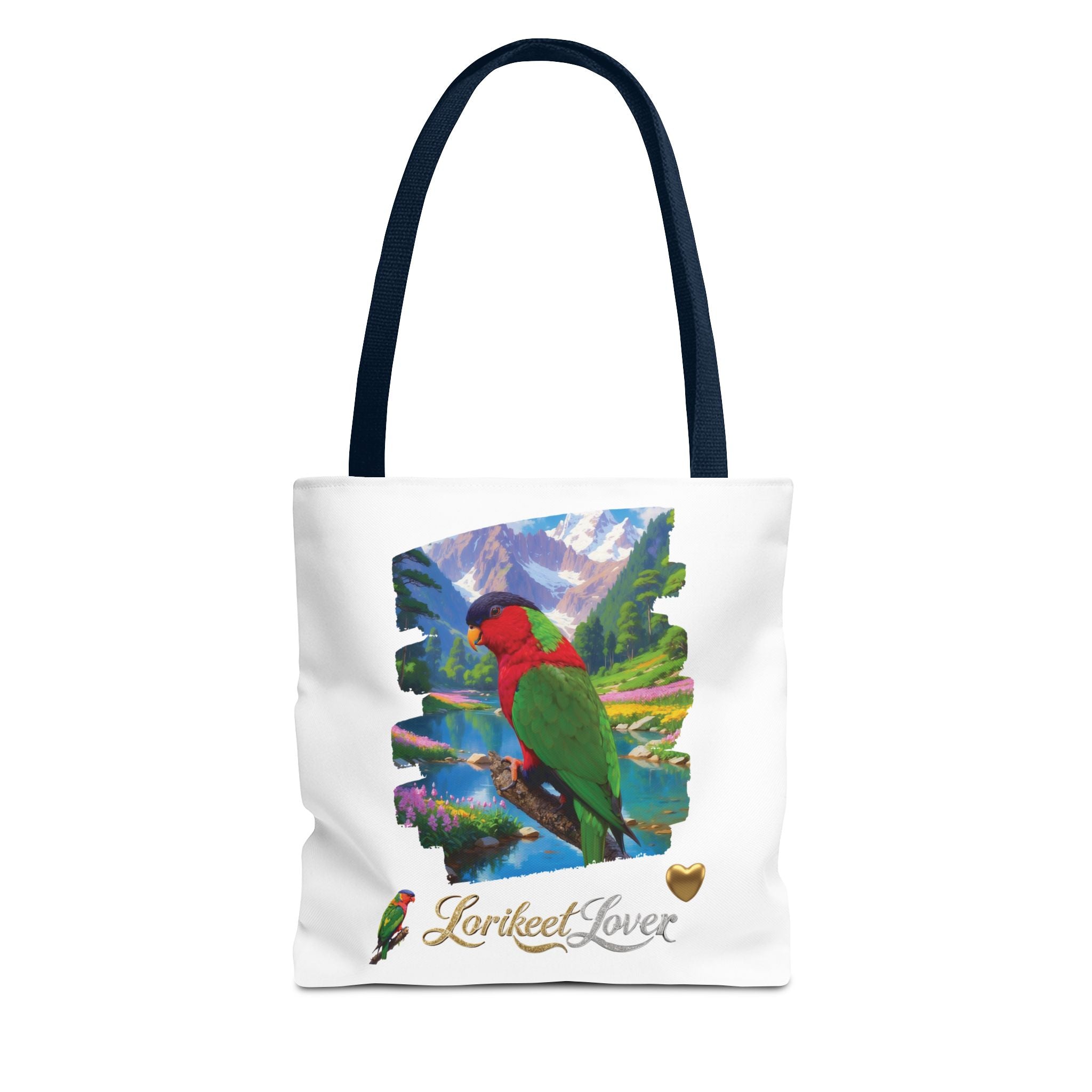 Red Green Lorikeet Lover Tote Bag