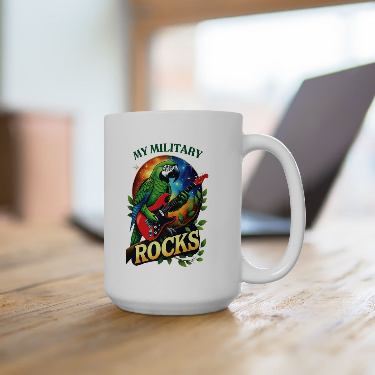 My Military Rocks Music Mug