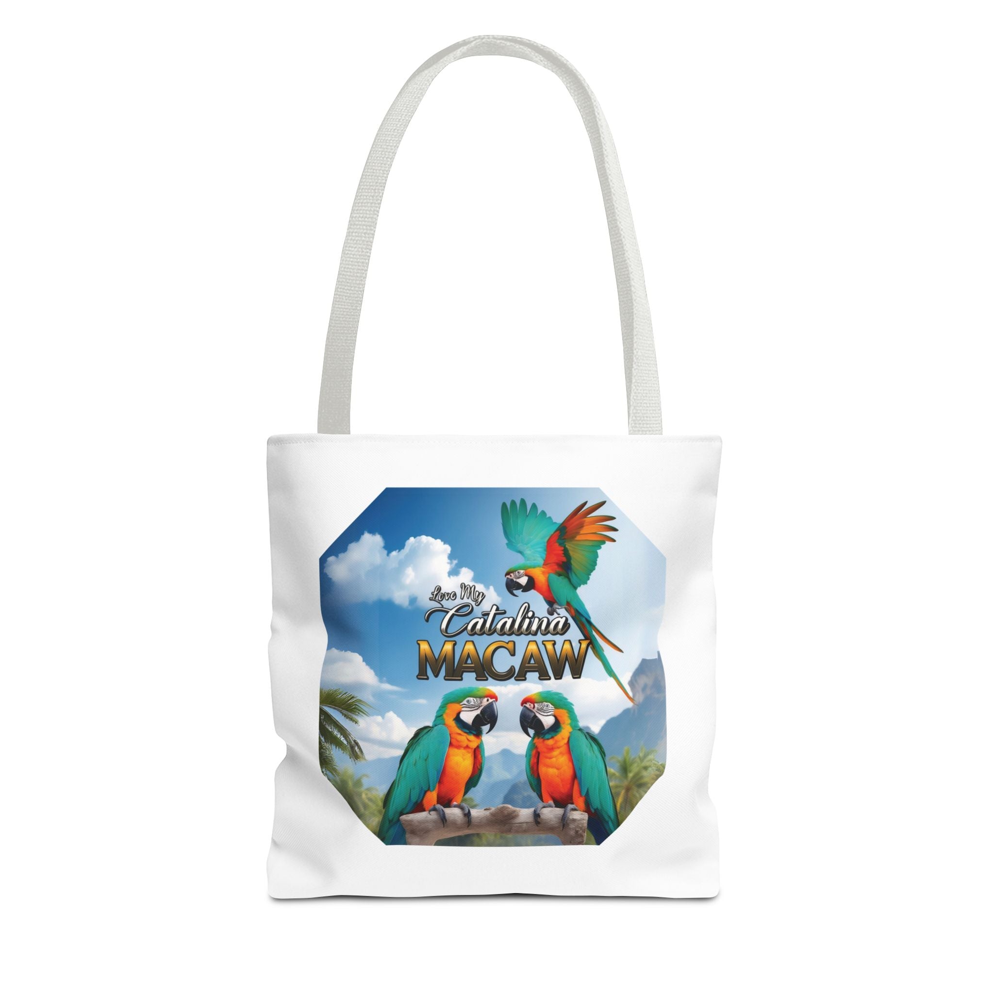 Love My Catalina Macaw Tote Bag