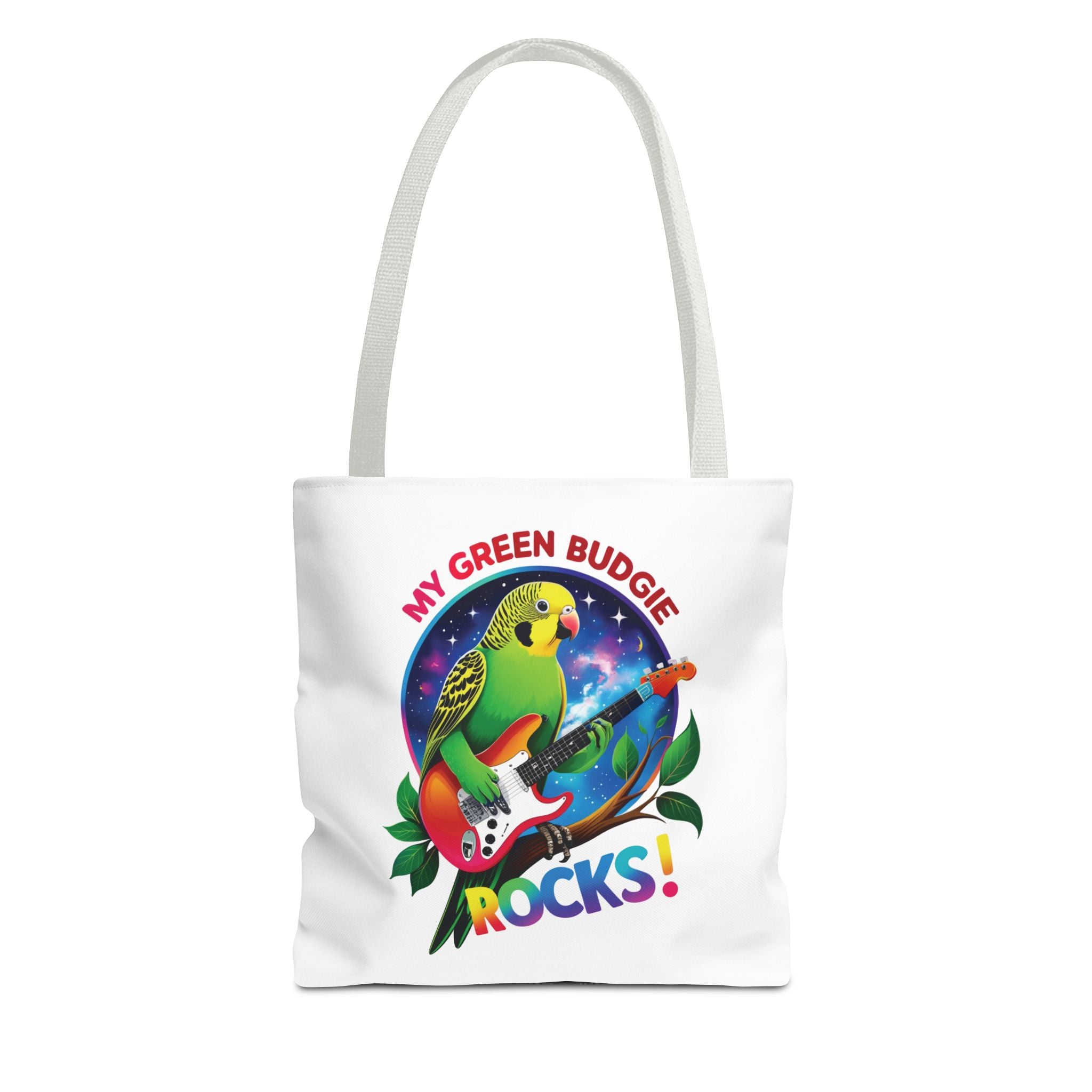 My Green Budgie Rocks Tote Bag