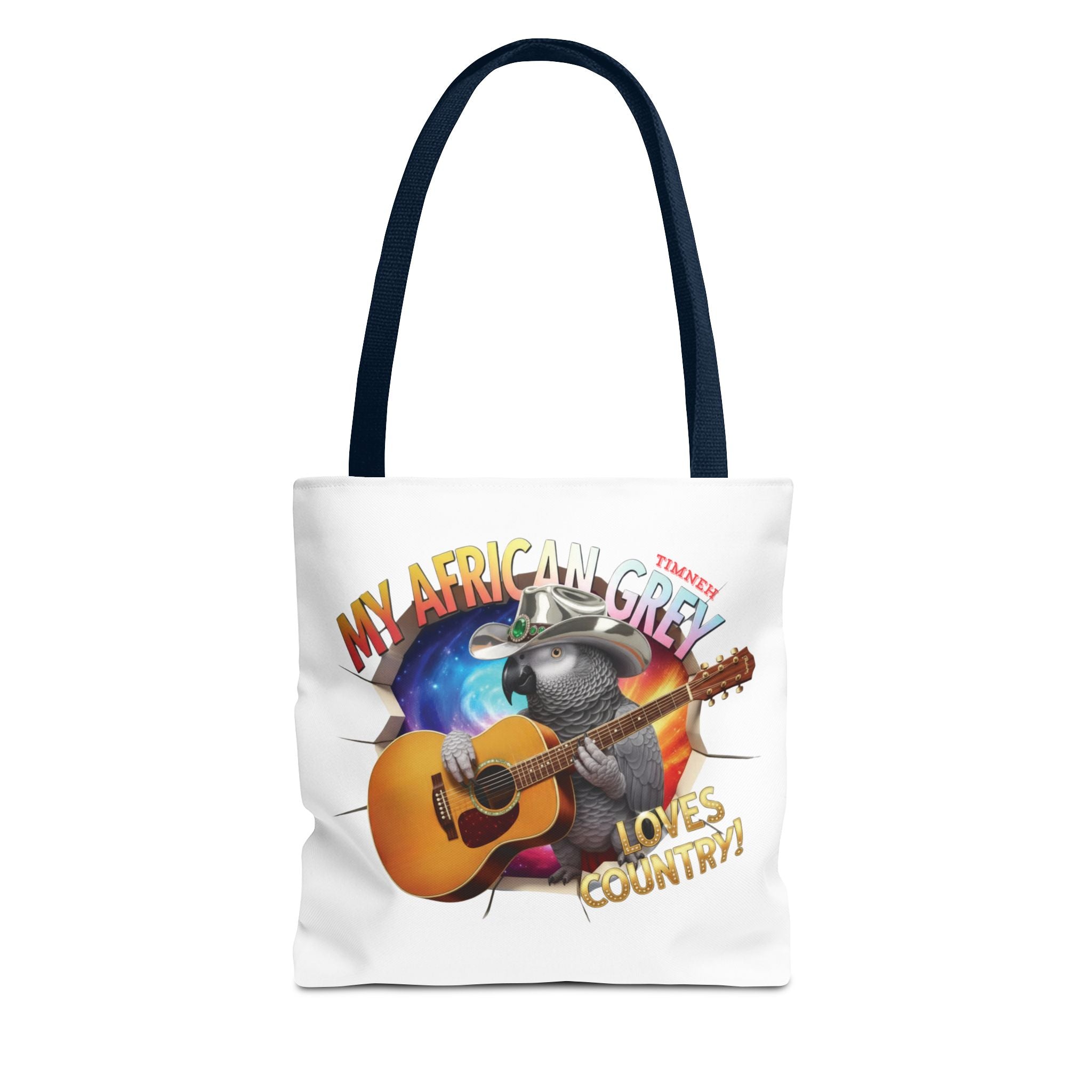 African Grey Timneh Loves Country Tote Bag