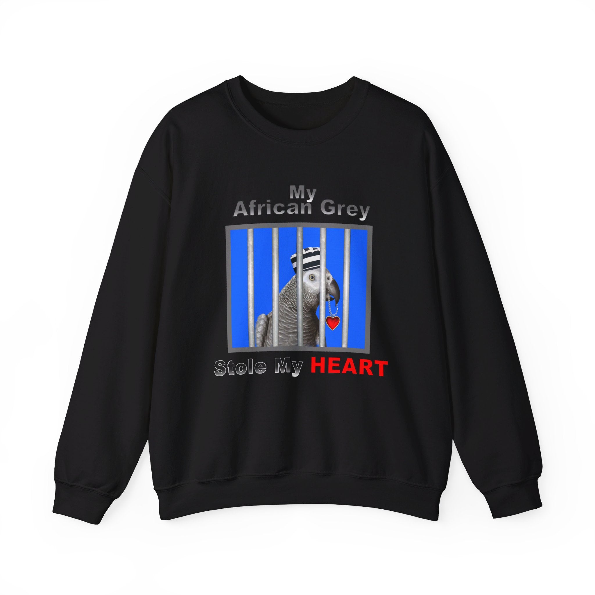 Stole My Heart African Grey Sweatshirt