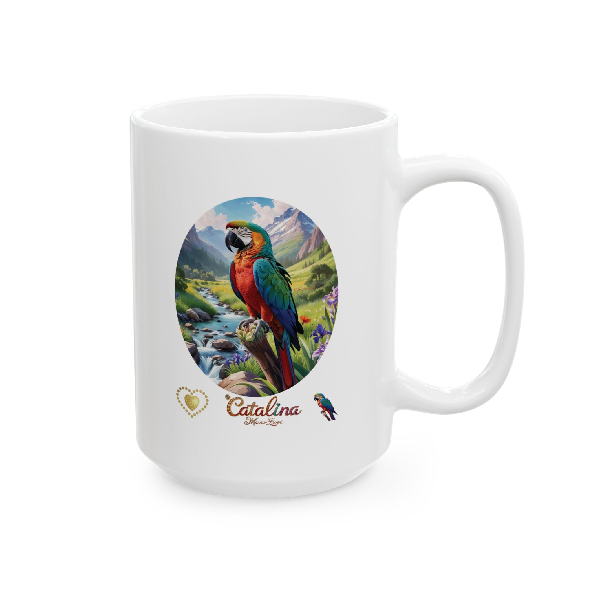 Mountain Catalina Macaw Lover Mug