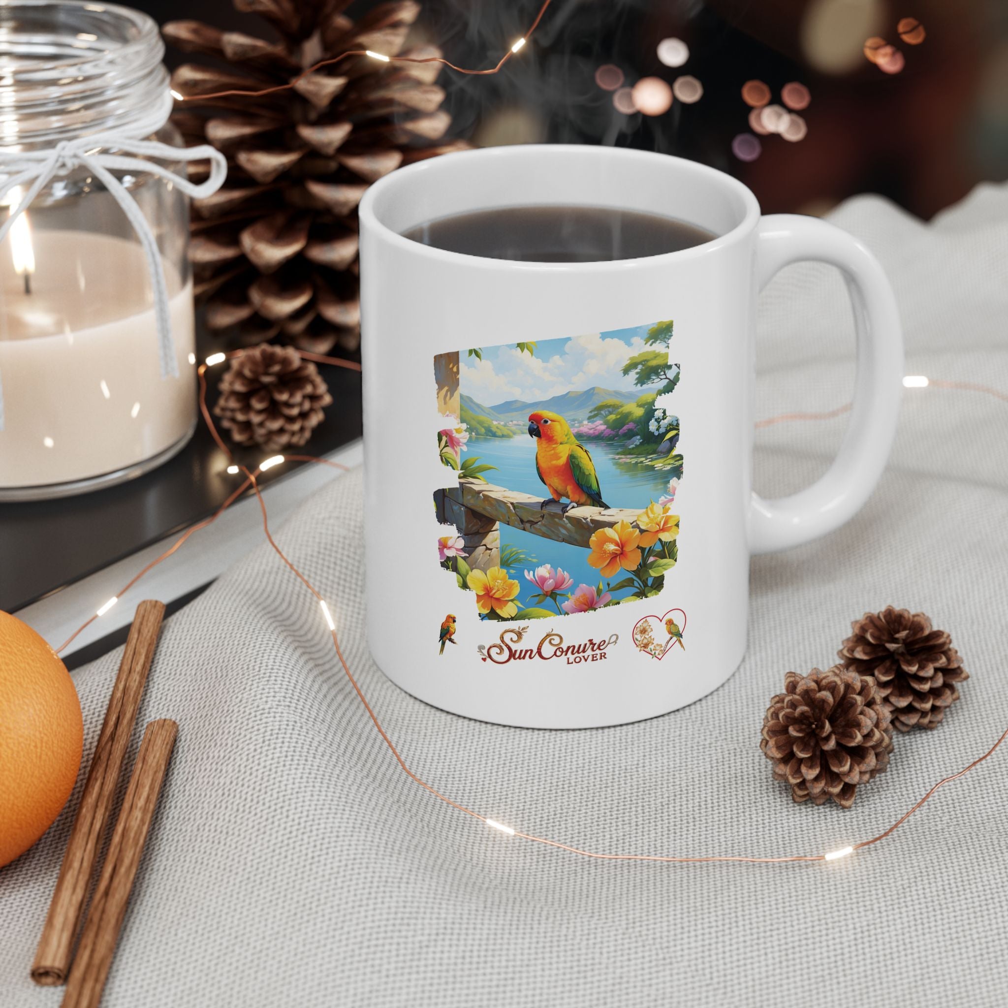 Sun Conure Lover Nature Mug