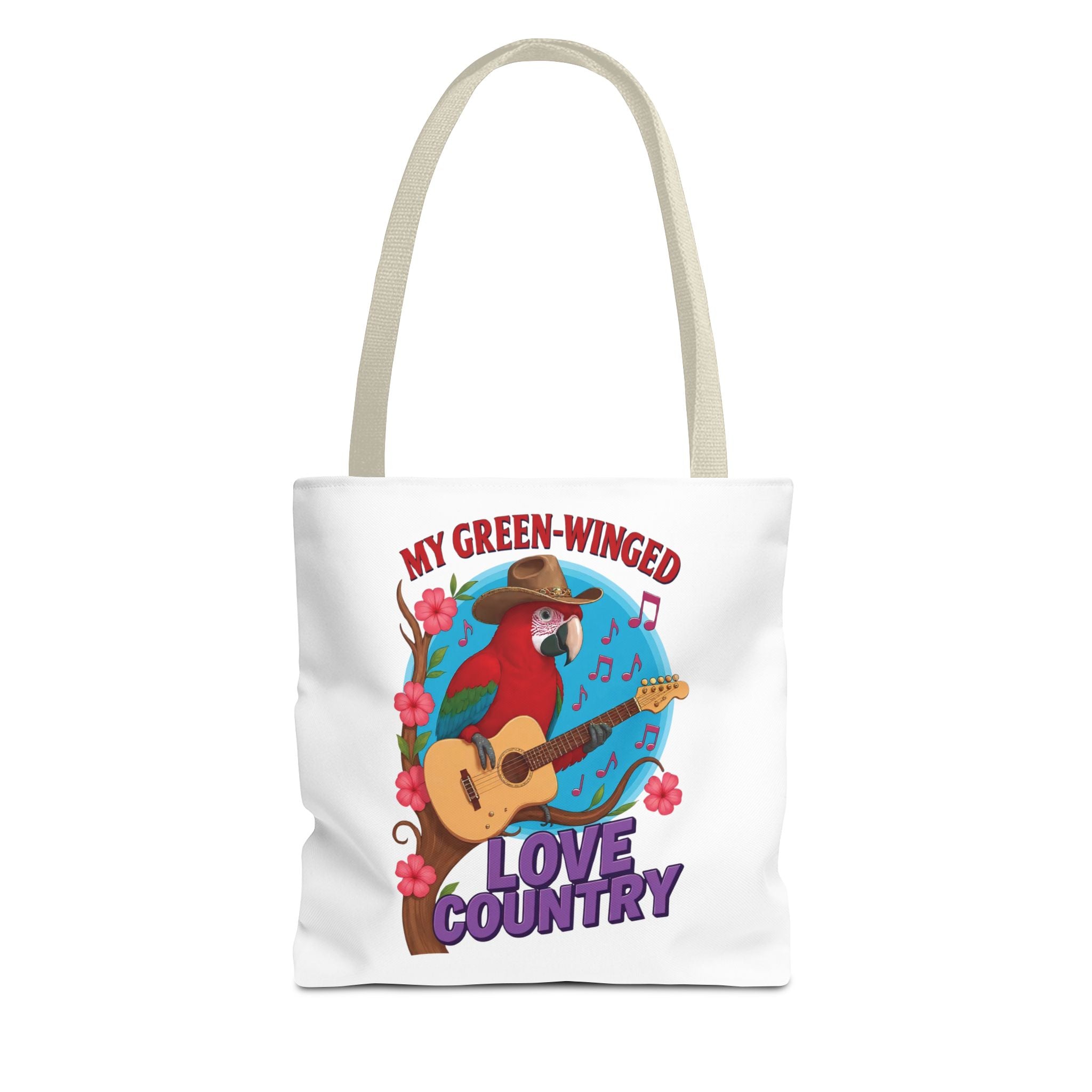 Green Winged Loves Country Tote Bag