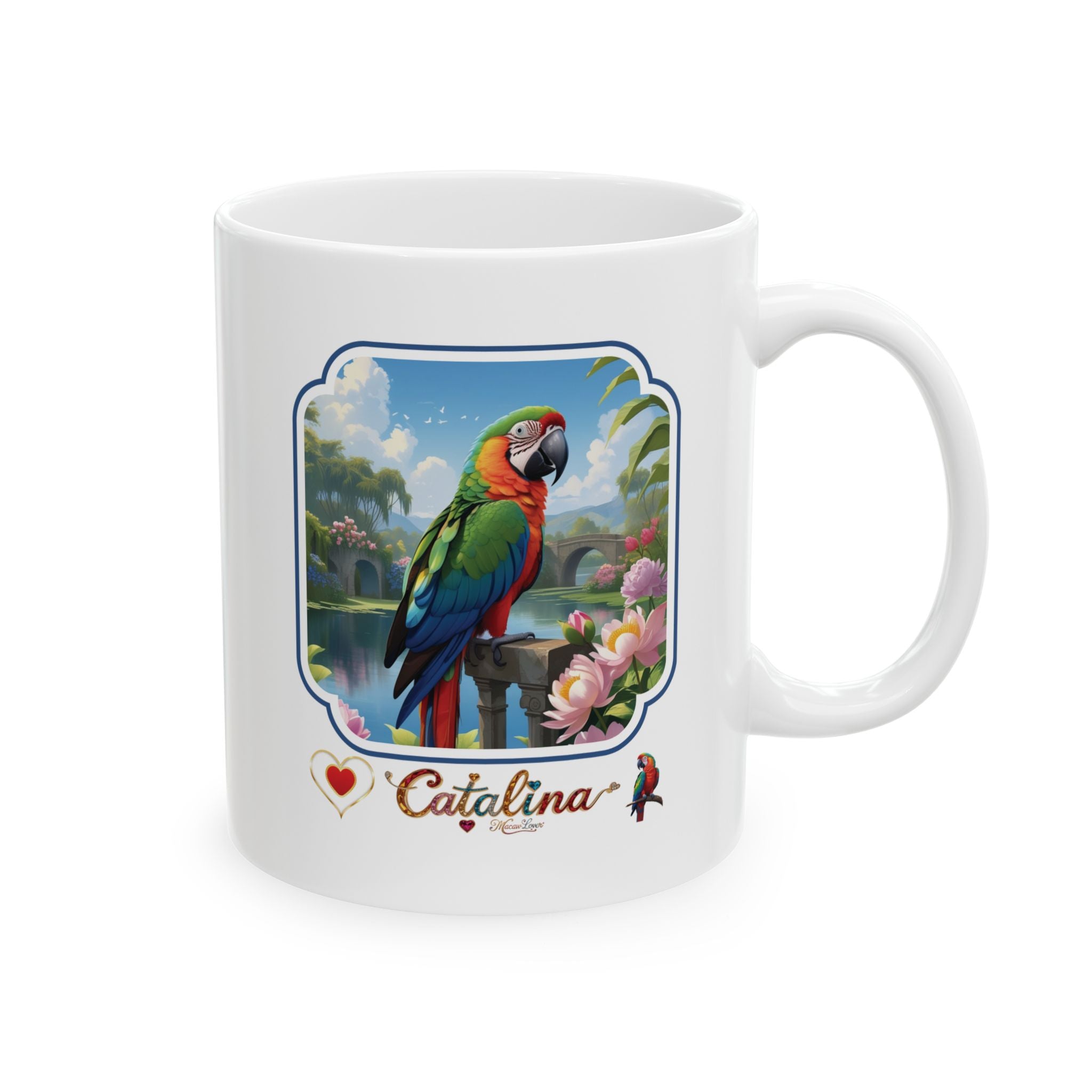 Catalina Macaw Lover Lake Mug