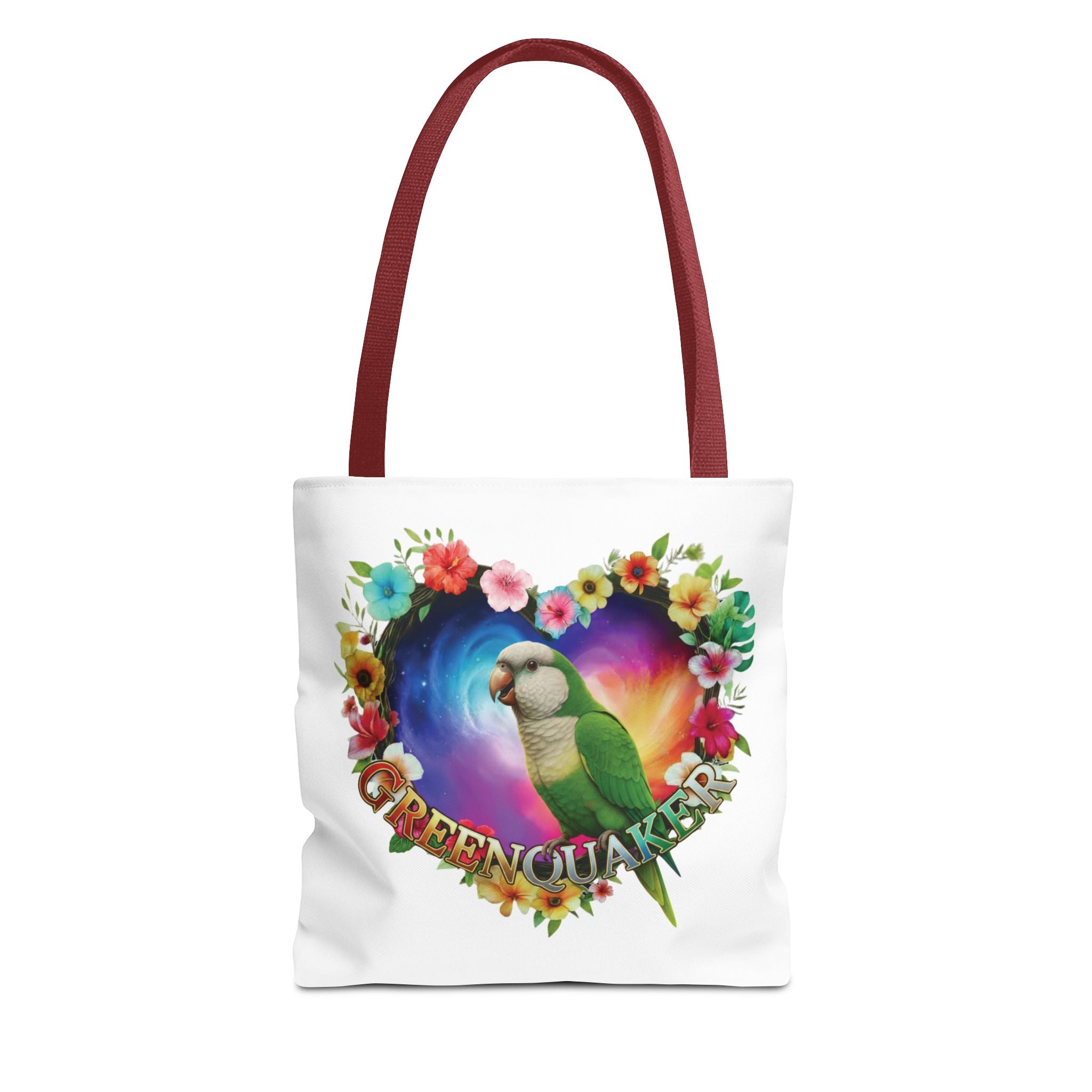 Colorful Green Quaker Tote Bag