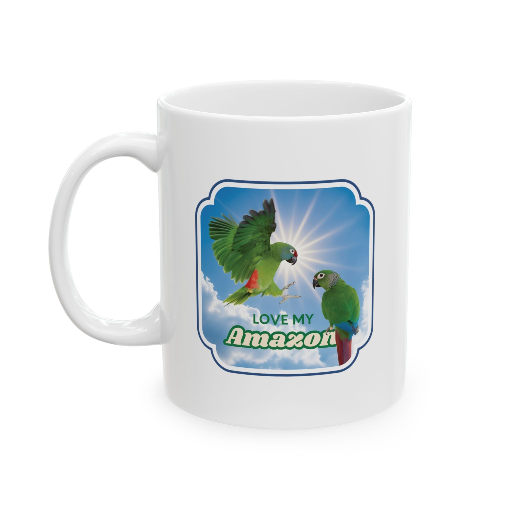 Love My Amazon Flying Mug