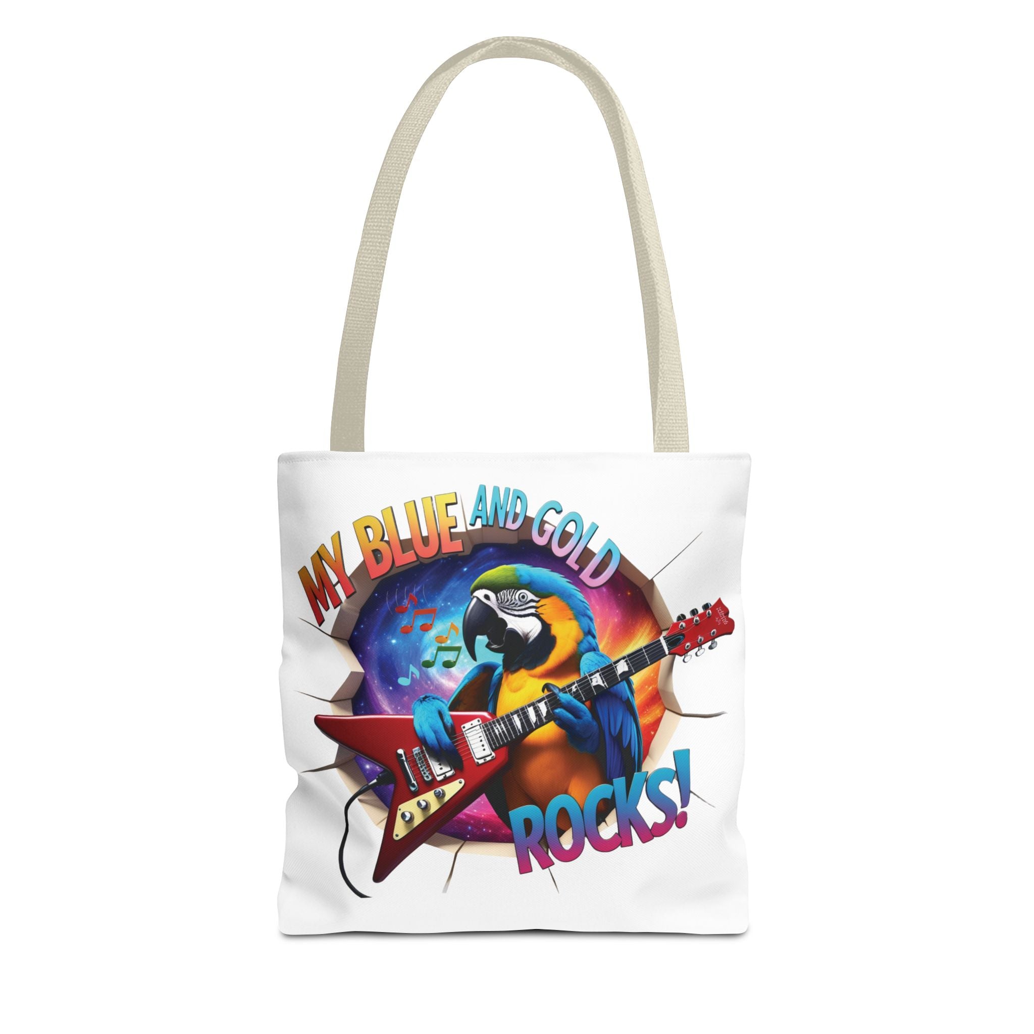 Blue And Gold Rocks Tote Bag