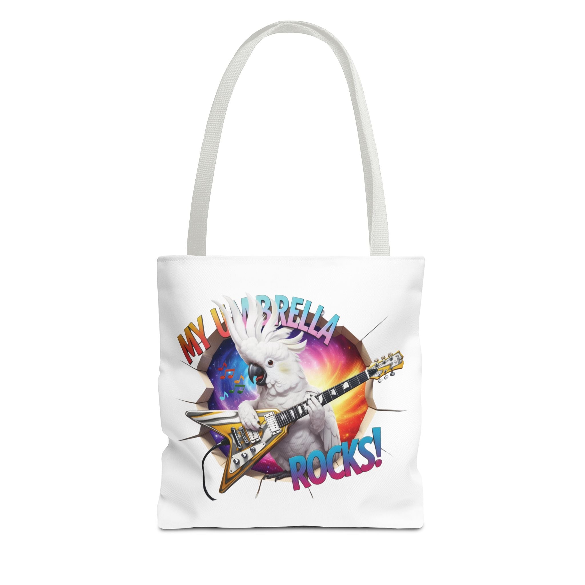 Umbrella Cockatoo Rocks Tote Bag