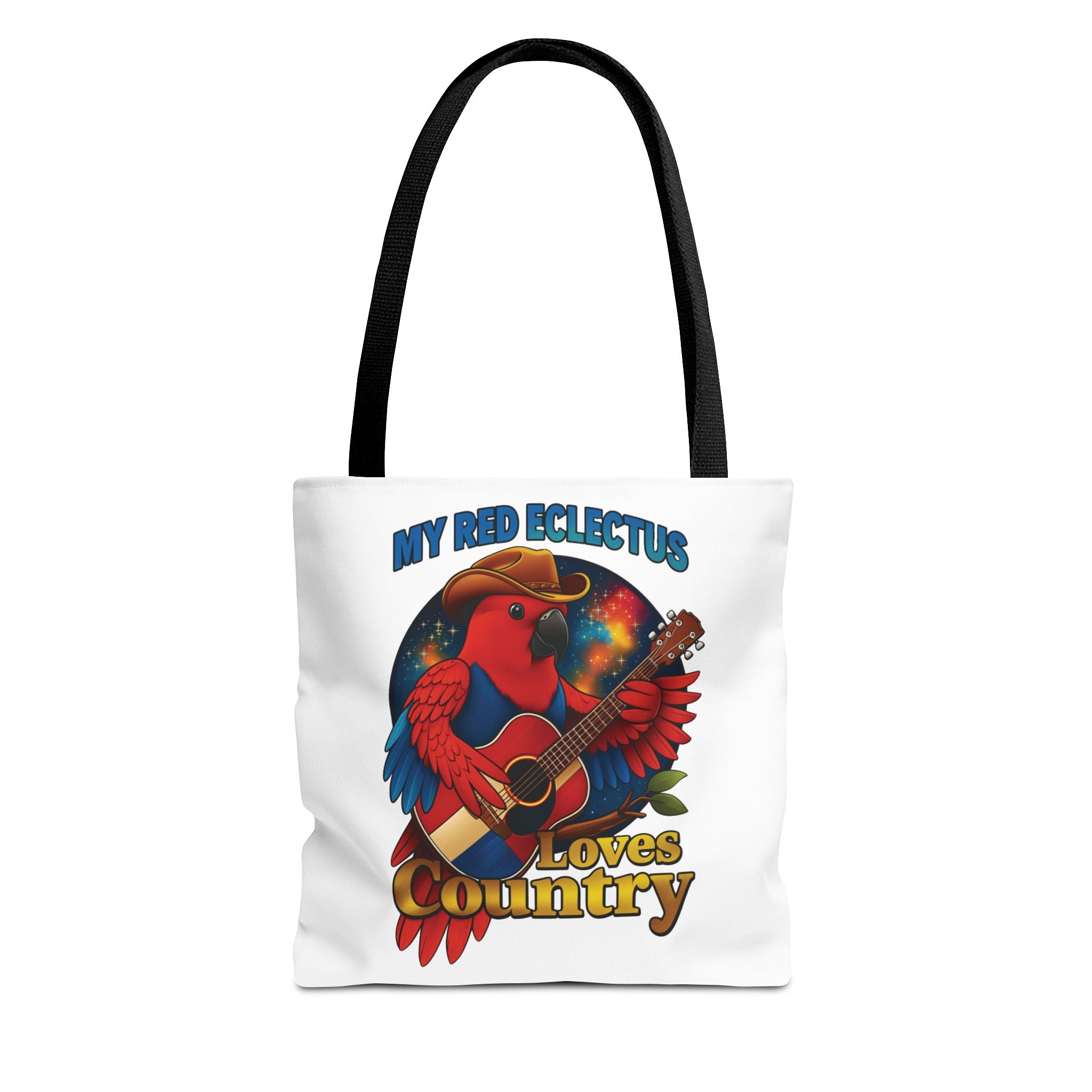 Red Eclectus Tote Bag