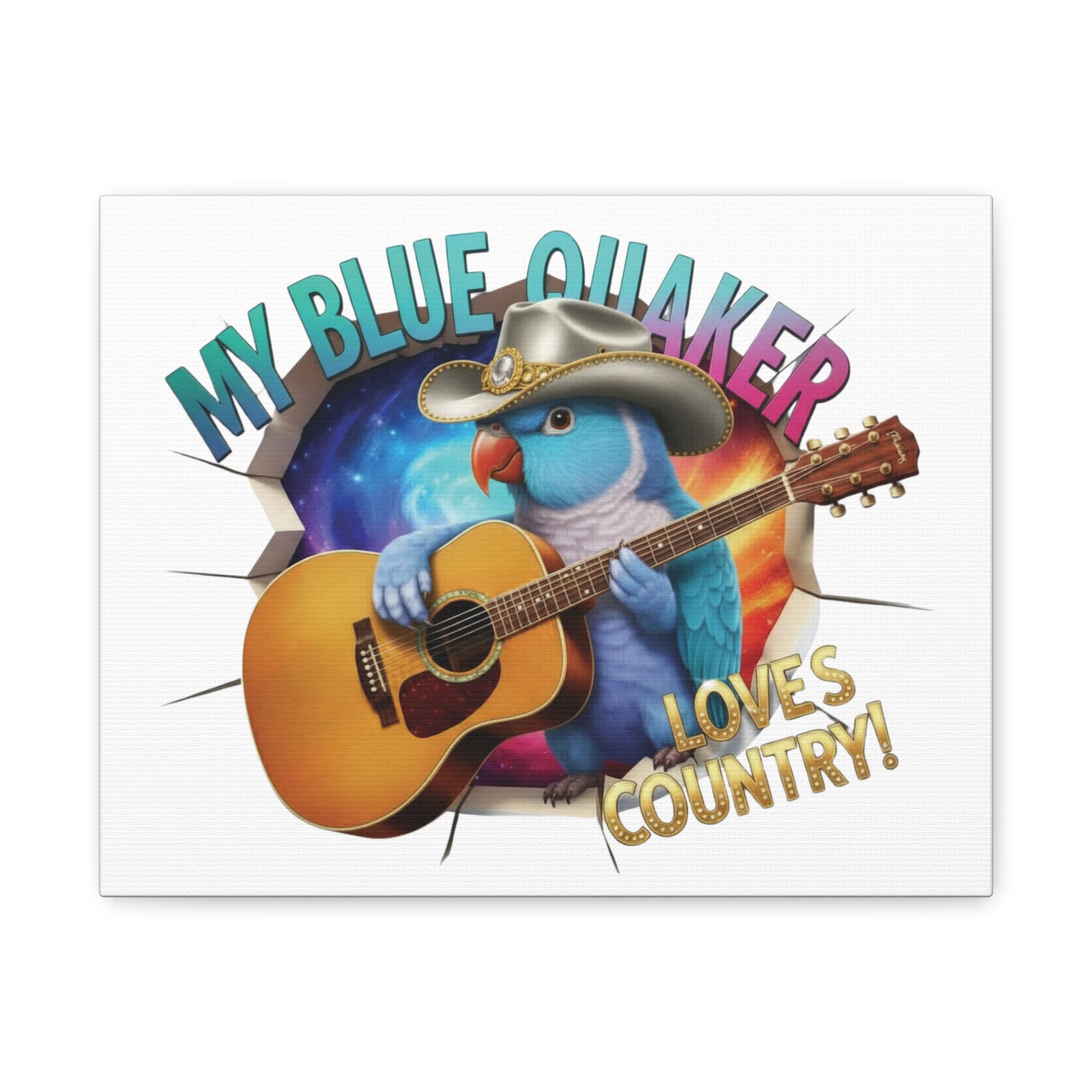 Blue Quaker Breakthrough Wall-Hanging