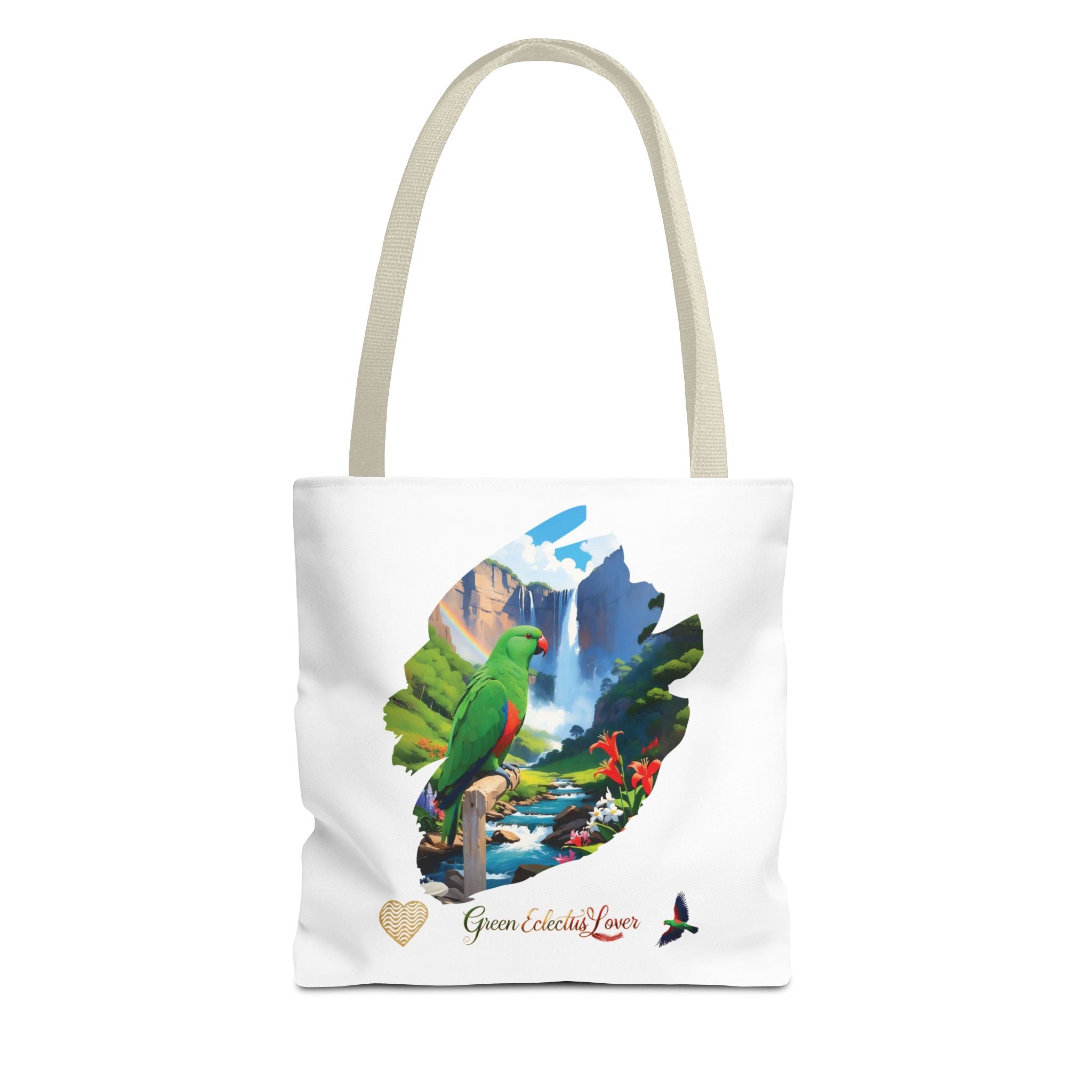 Nature Green Eclectus Lover Tote Bag