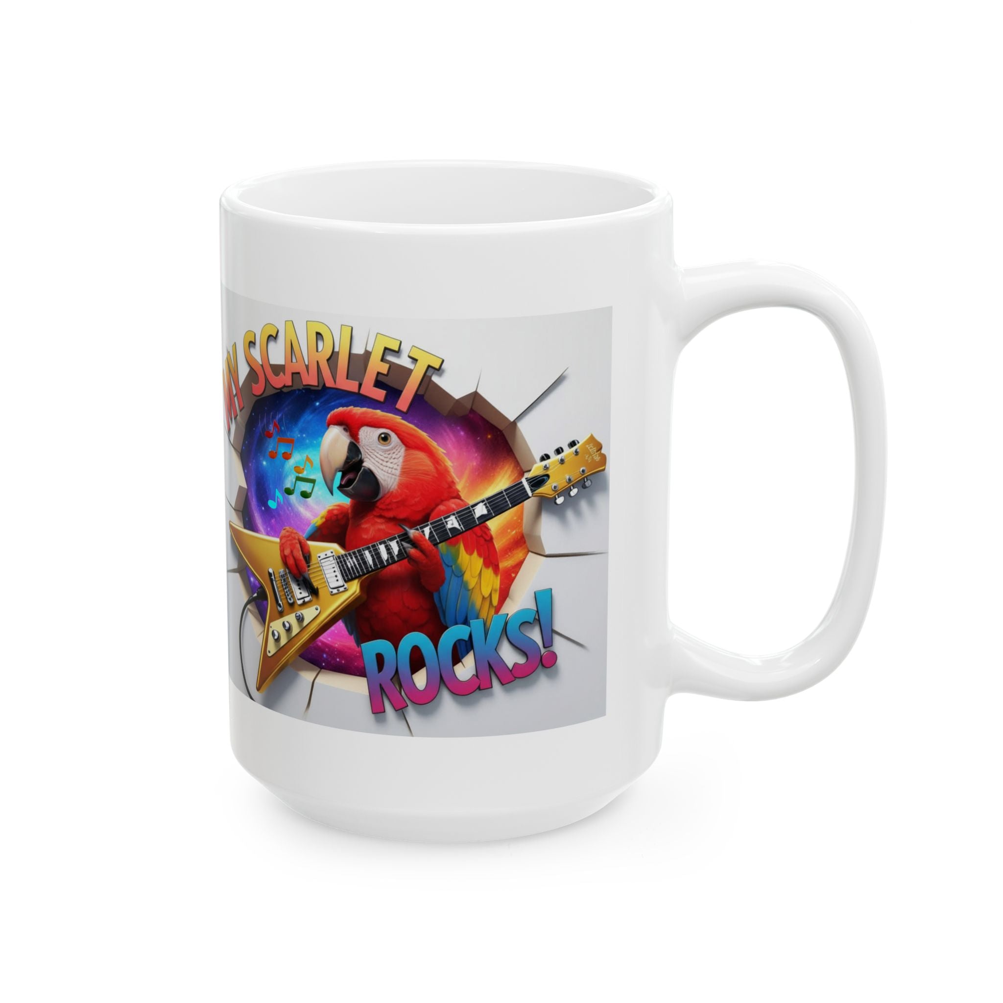 My Scarlet Rocks Guitar Mug