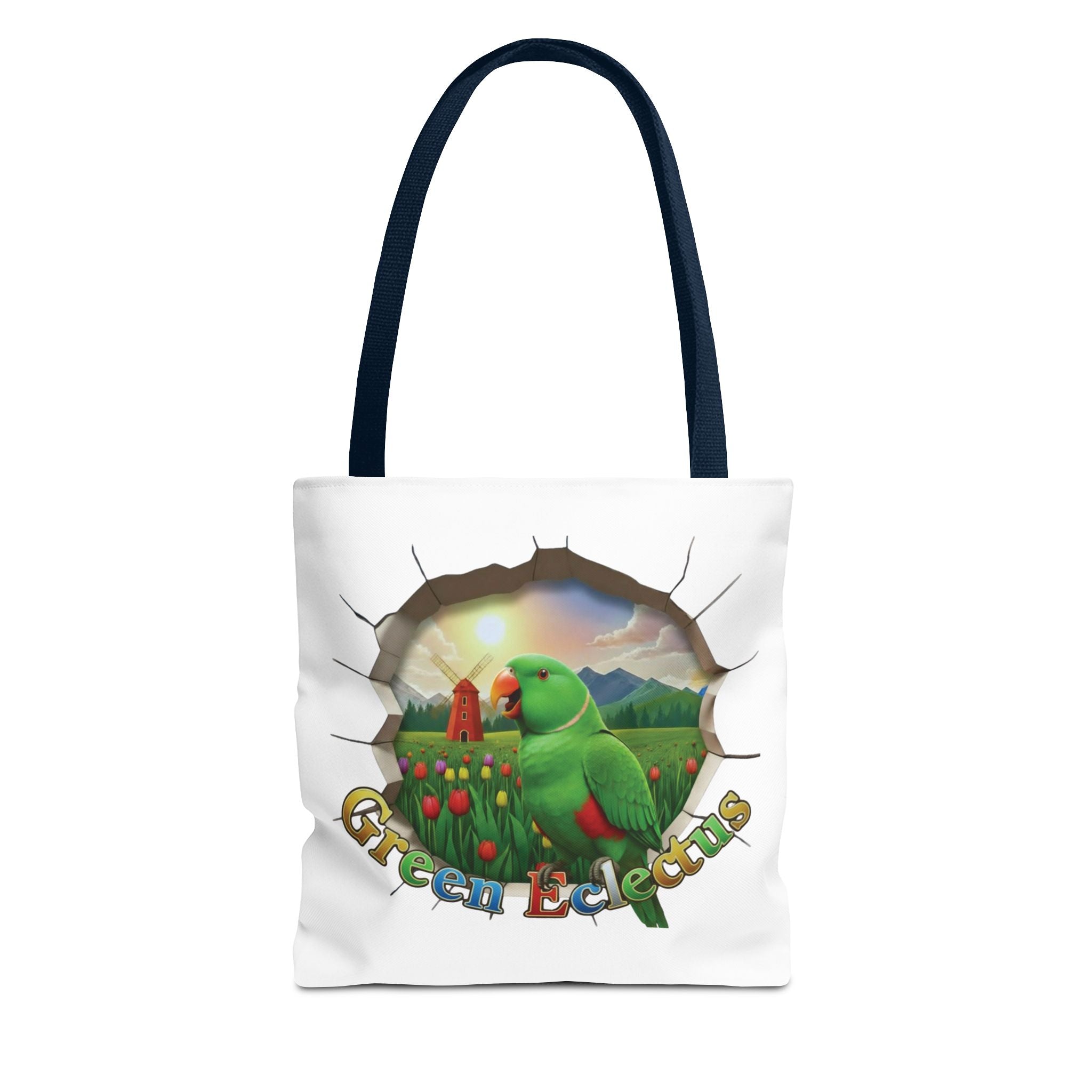 Green Eclectus Breakthrough Tote Bag