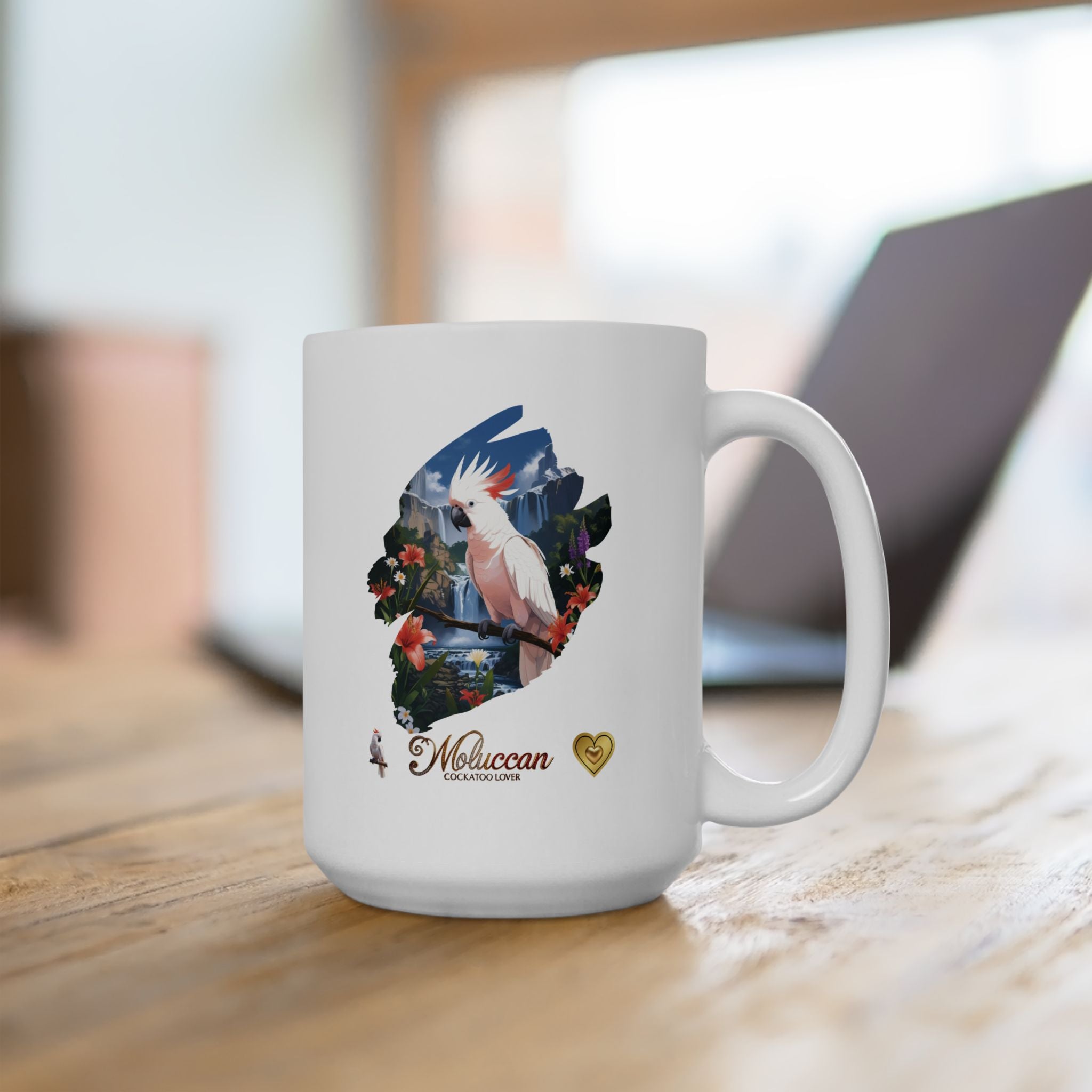 Moluccan Cockatoo Lover Waterfall Mug