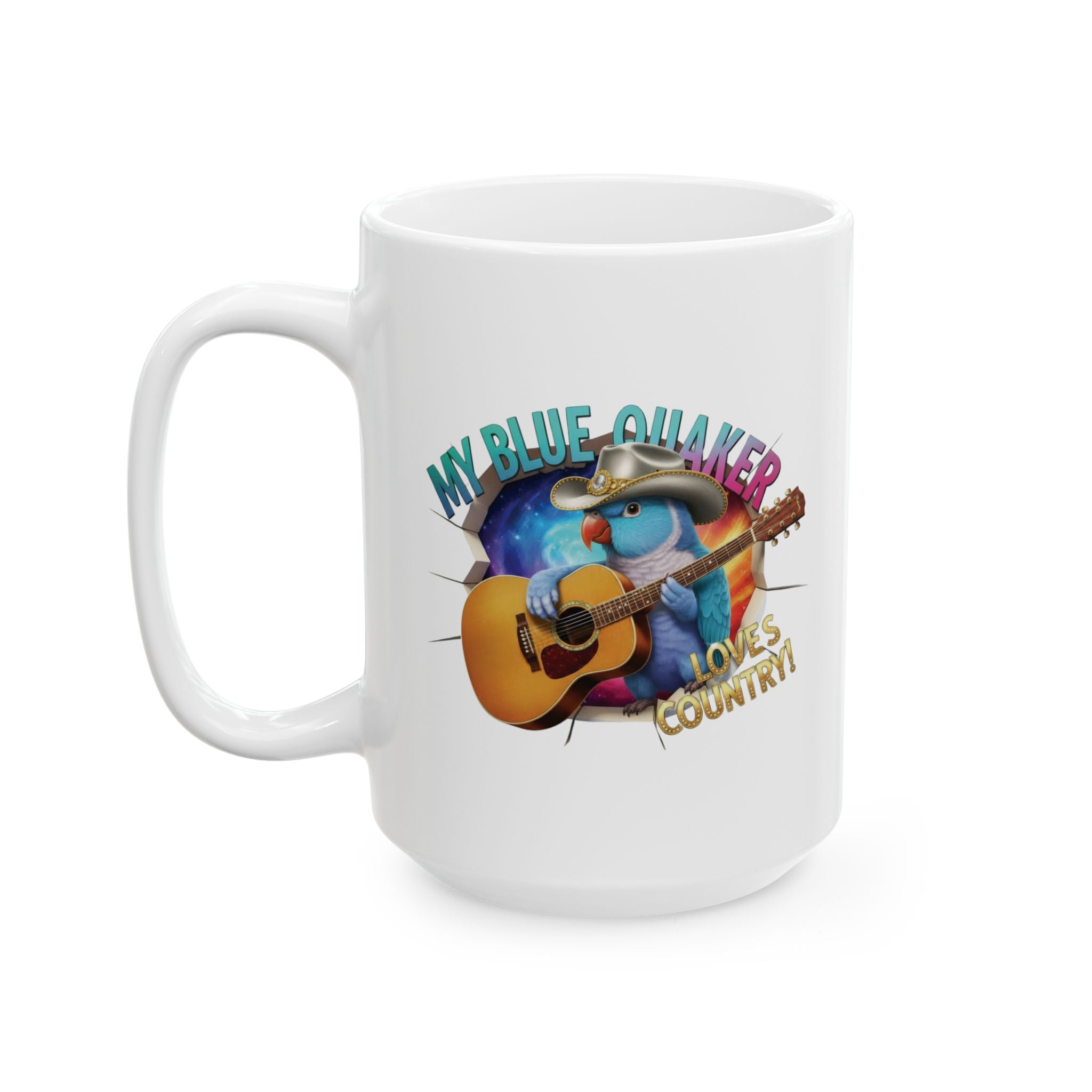 Blue Quaker Loves Country Mug