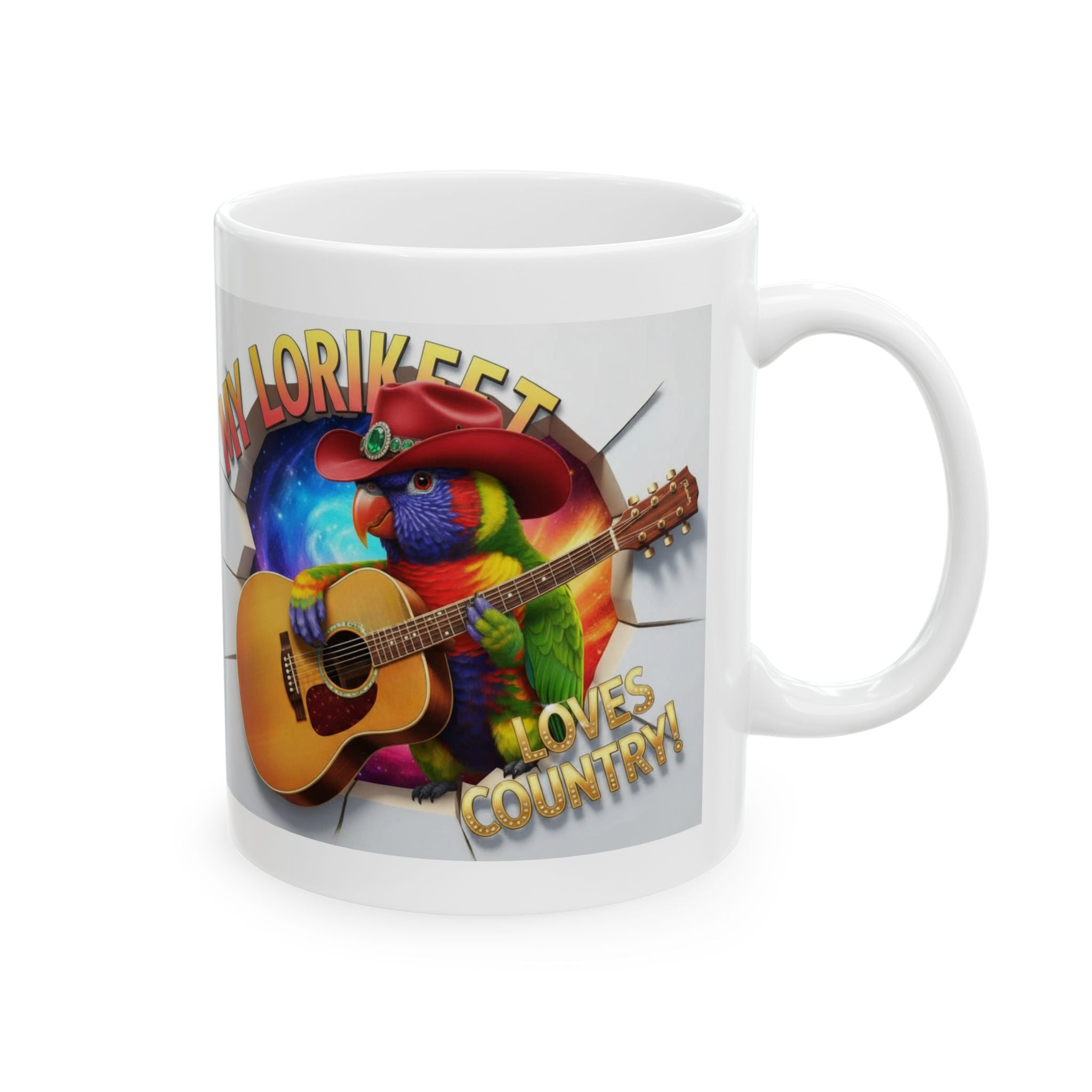 My Lorikeet Loves Country Mug