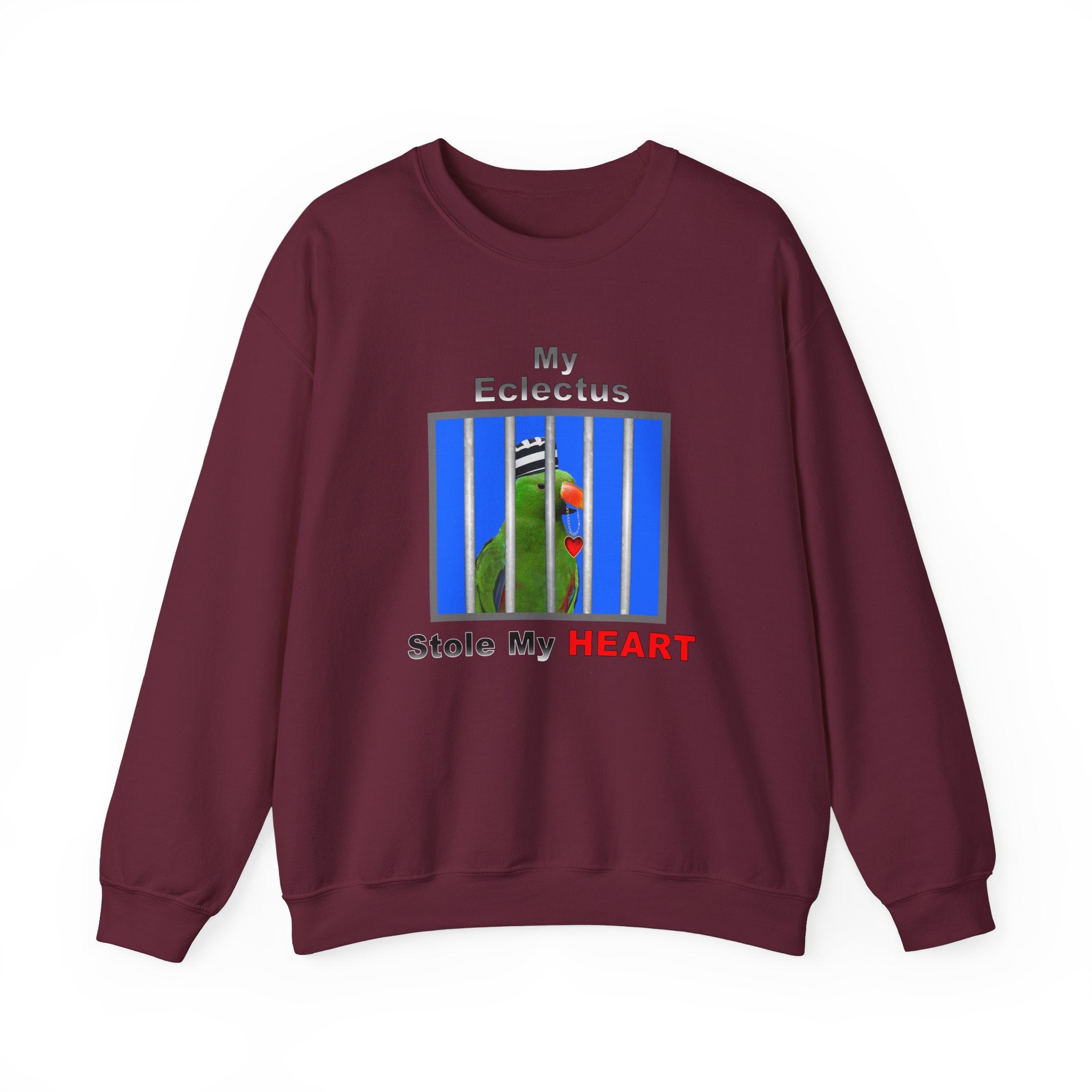 My Green Electus Stole My Heart Sweatshirt