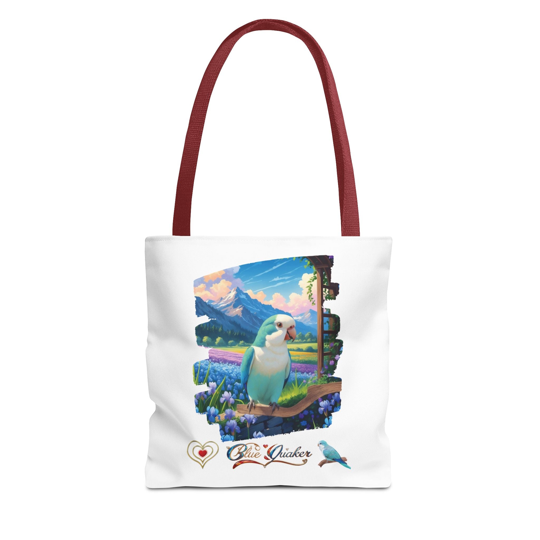 Blue Quaker Wildflower Tote Bag