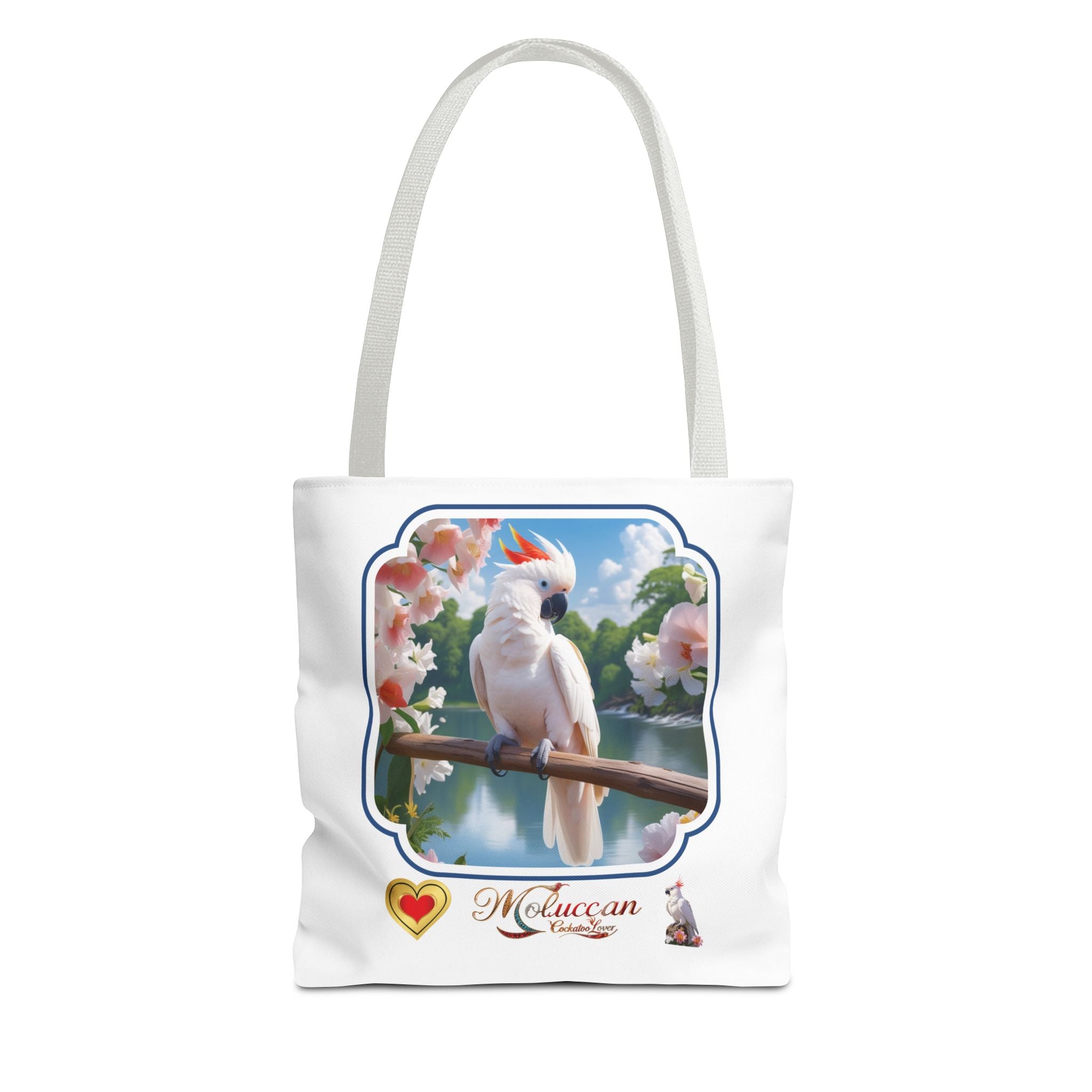 White Moluccan Cockatoo Lover Tote Bag