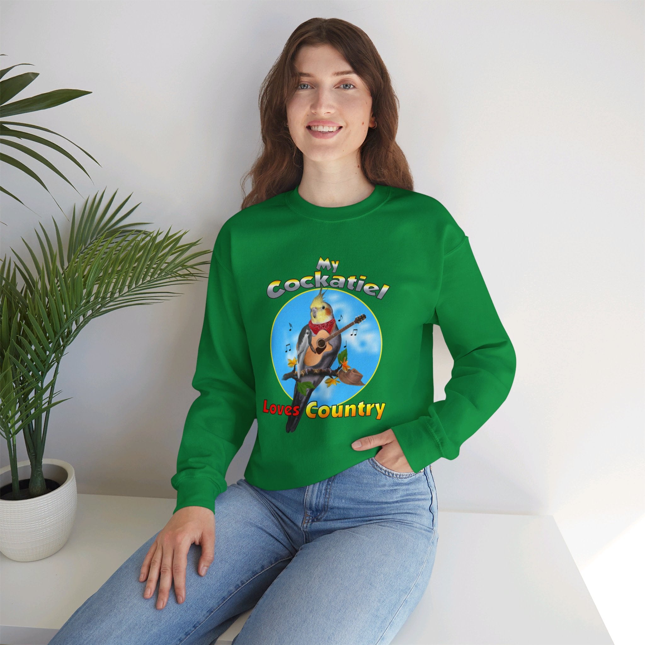 My Cockatiel Loves Country Sweatshirt