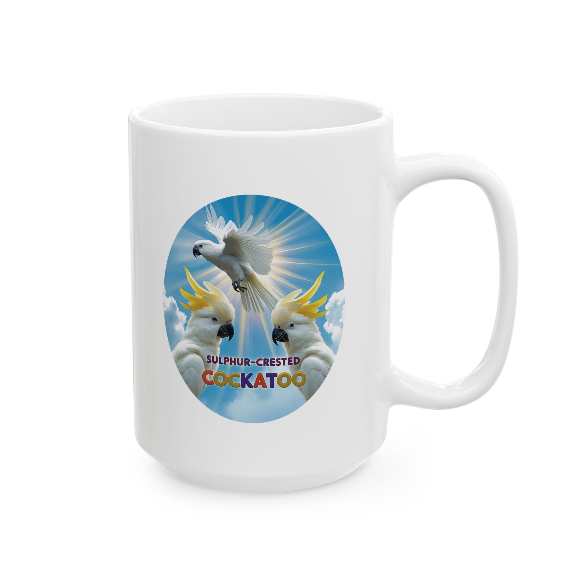 Sulphur-Crested Cockatoo Flying Mug