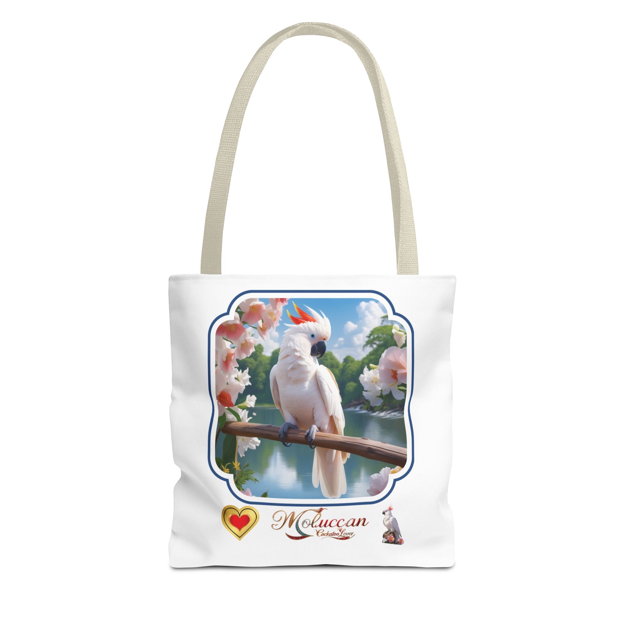 White Moluccan Cockatoo Lover Tote Bag