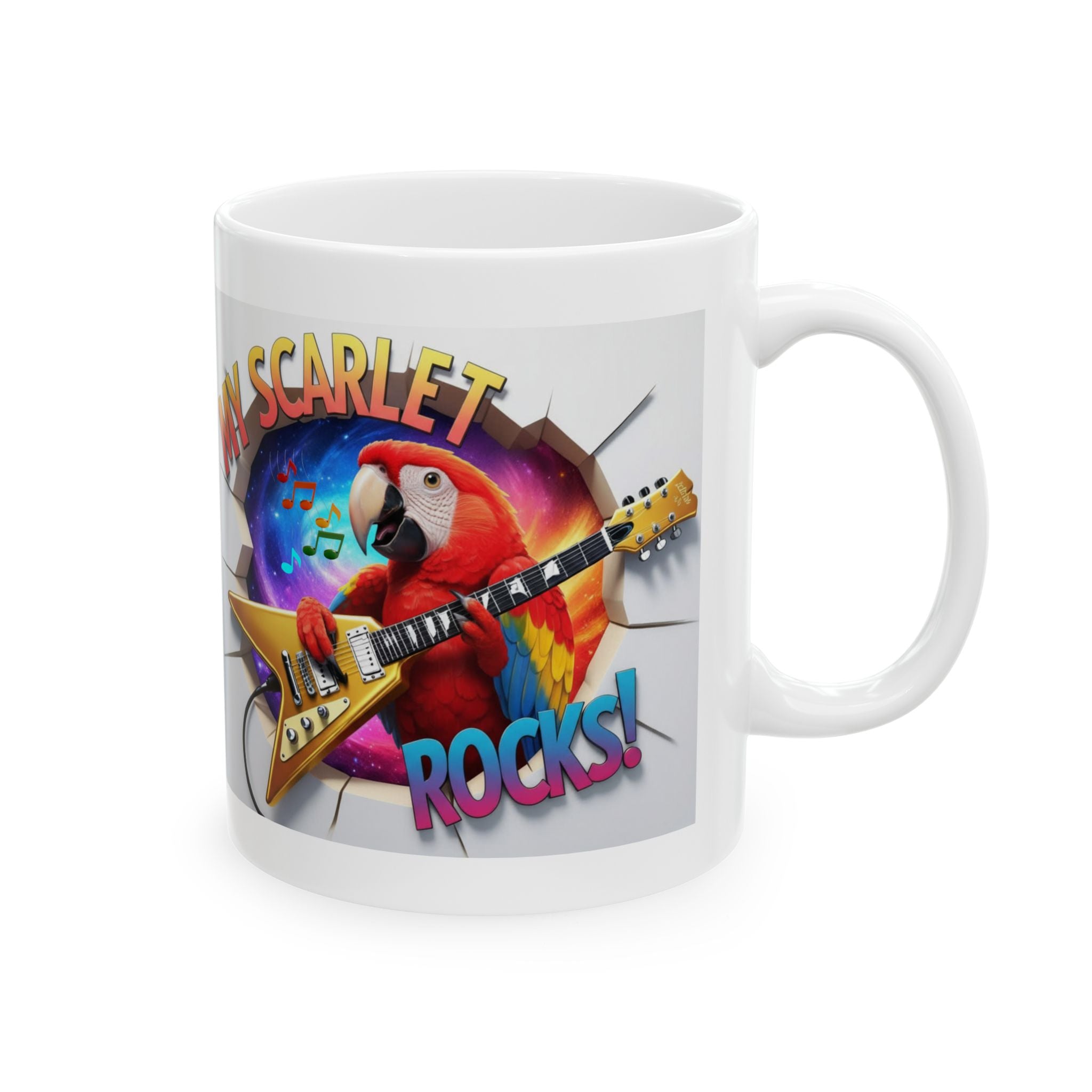 My Scarlet Rocks Guitar Mug