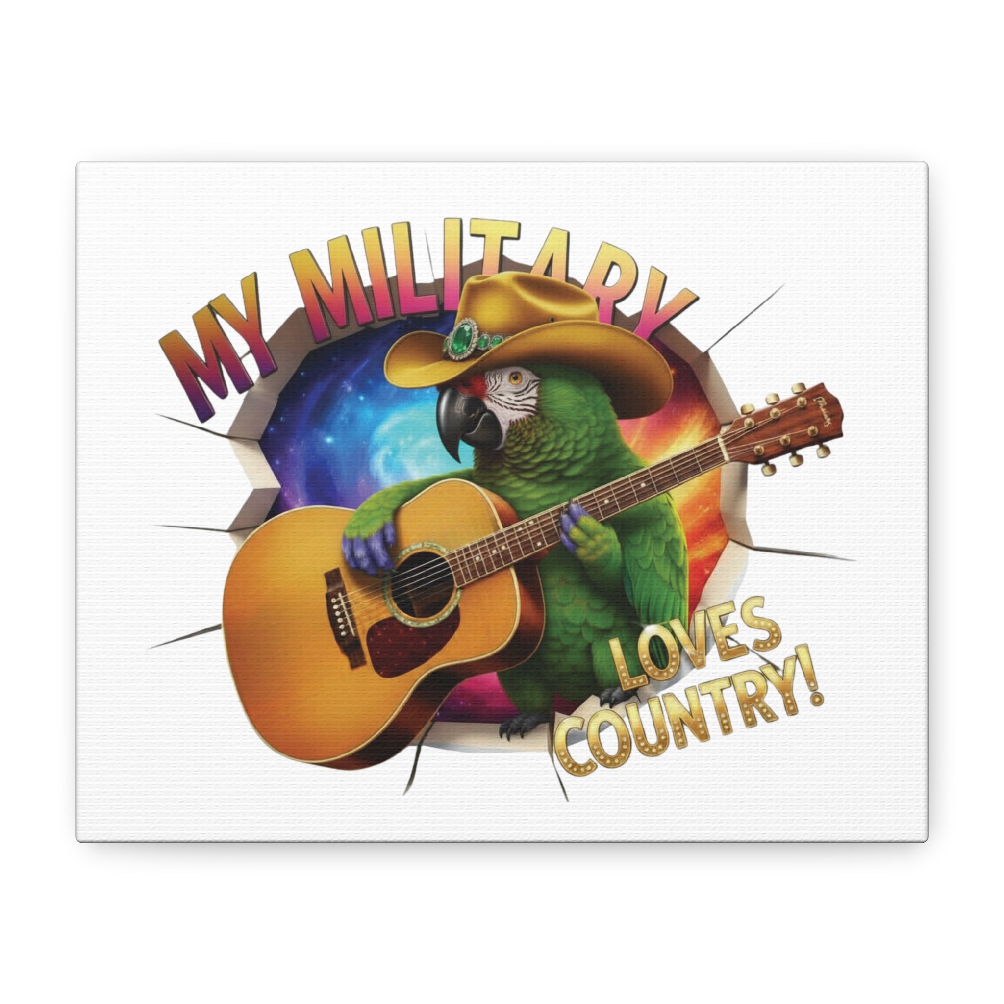 Military Macaw Breakthrough Wall-Hanging