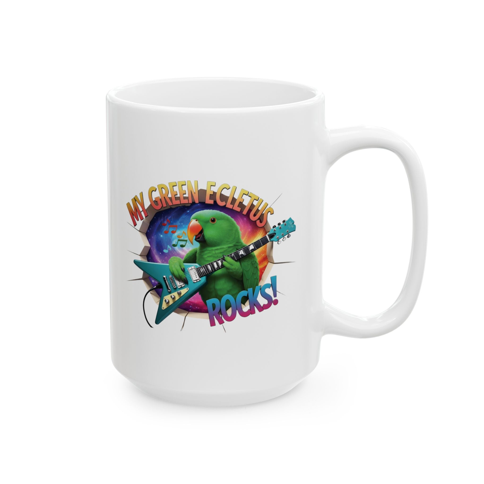 Green Eclectus Rocks Mug