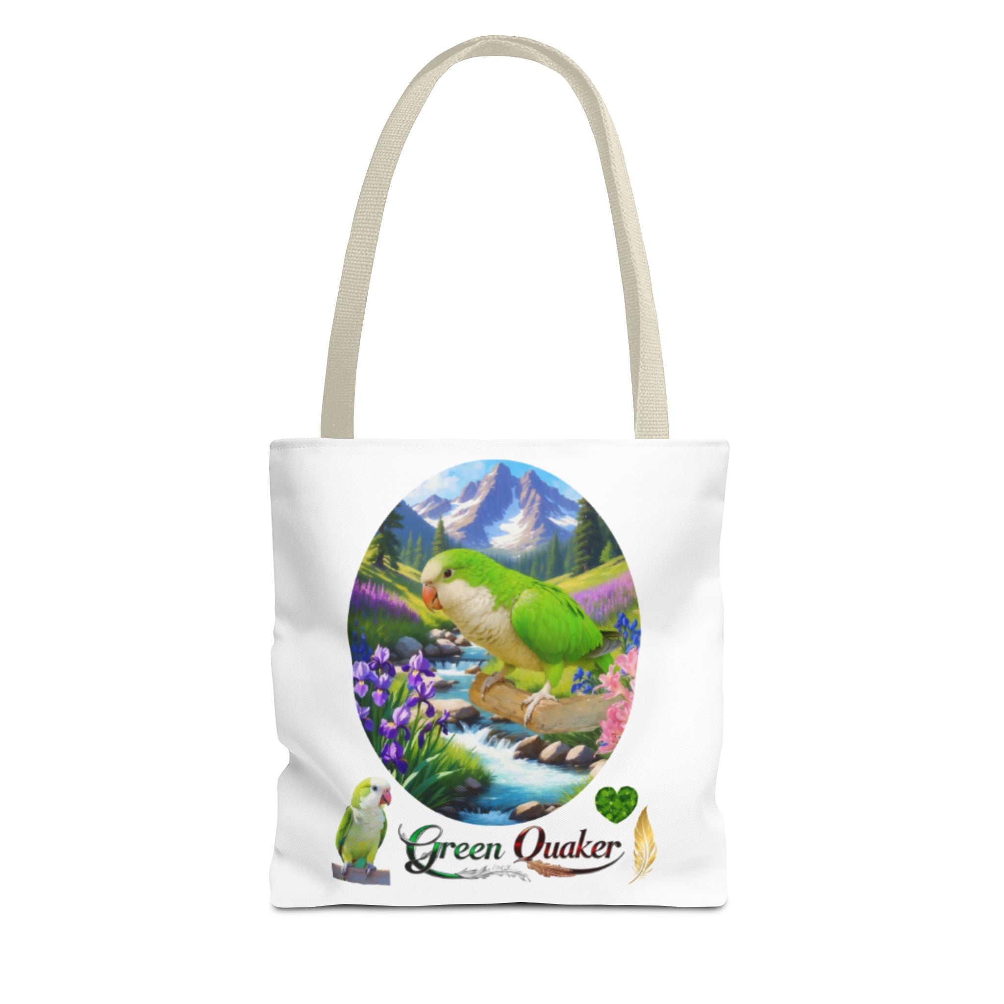 Green Quaker Mountain Tote Bag