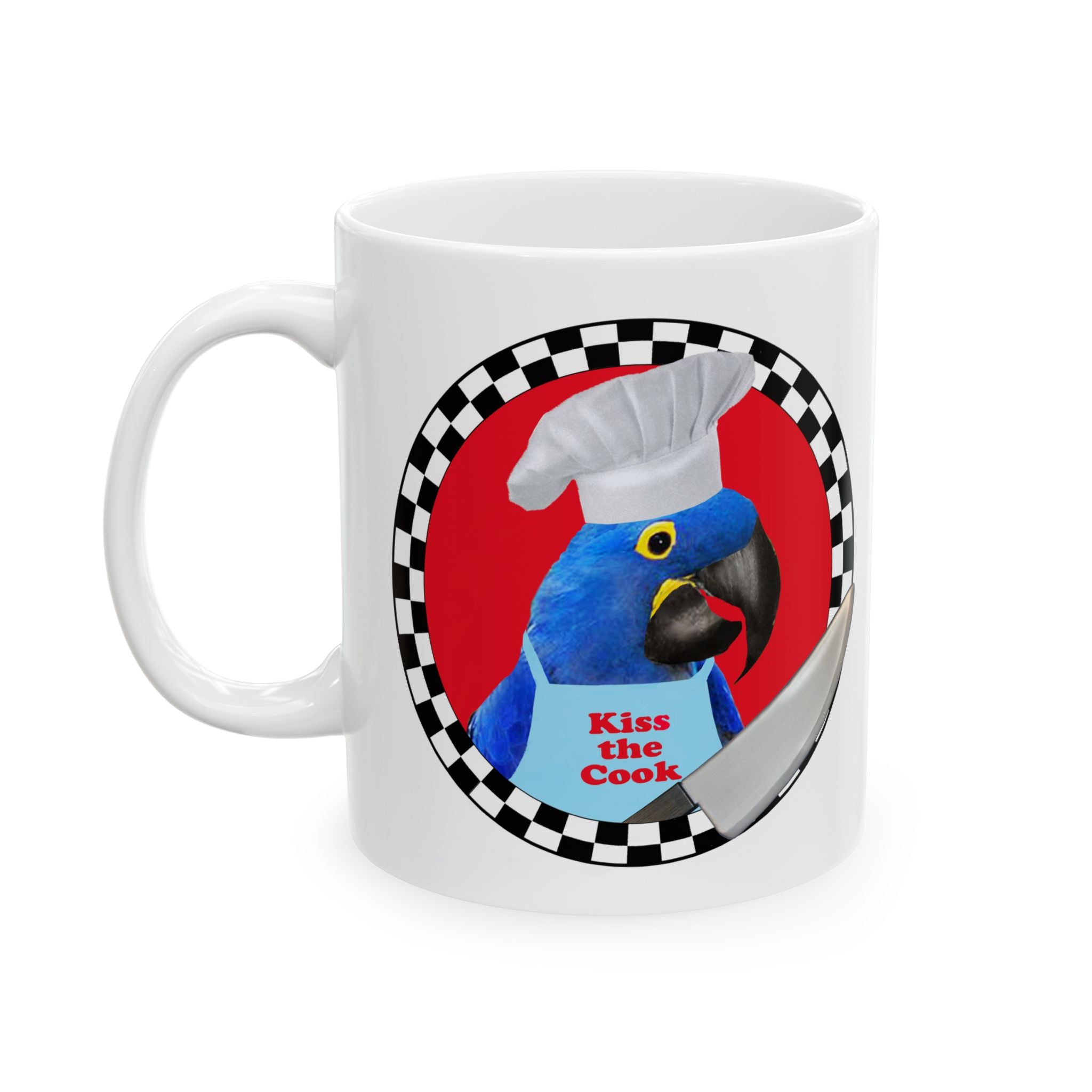 Kiss The Cook Hyacinth Mug