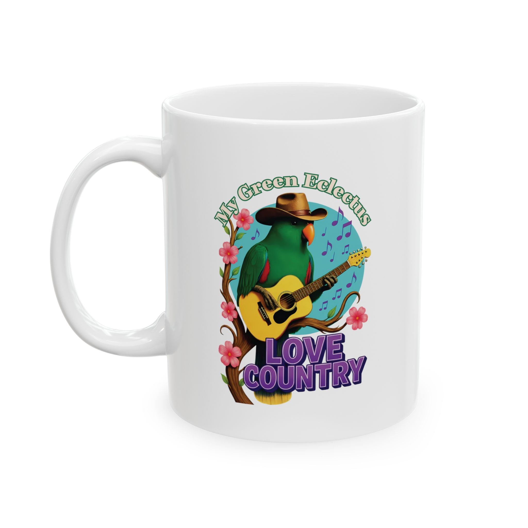 Green Eclectus Mug