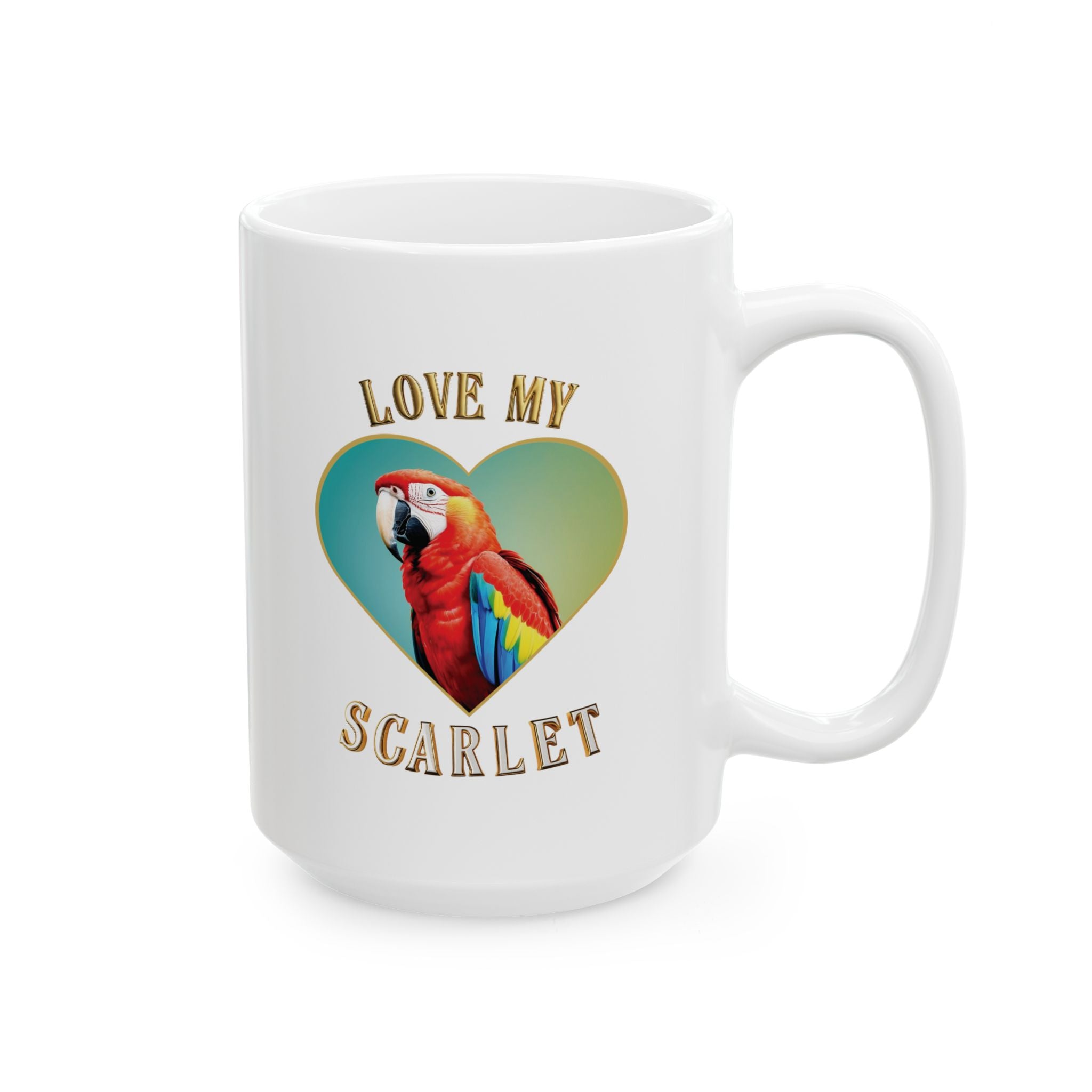 Love My Scarlet Macaw Mug