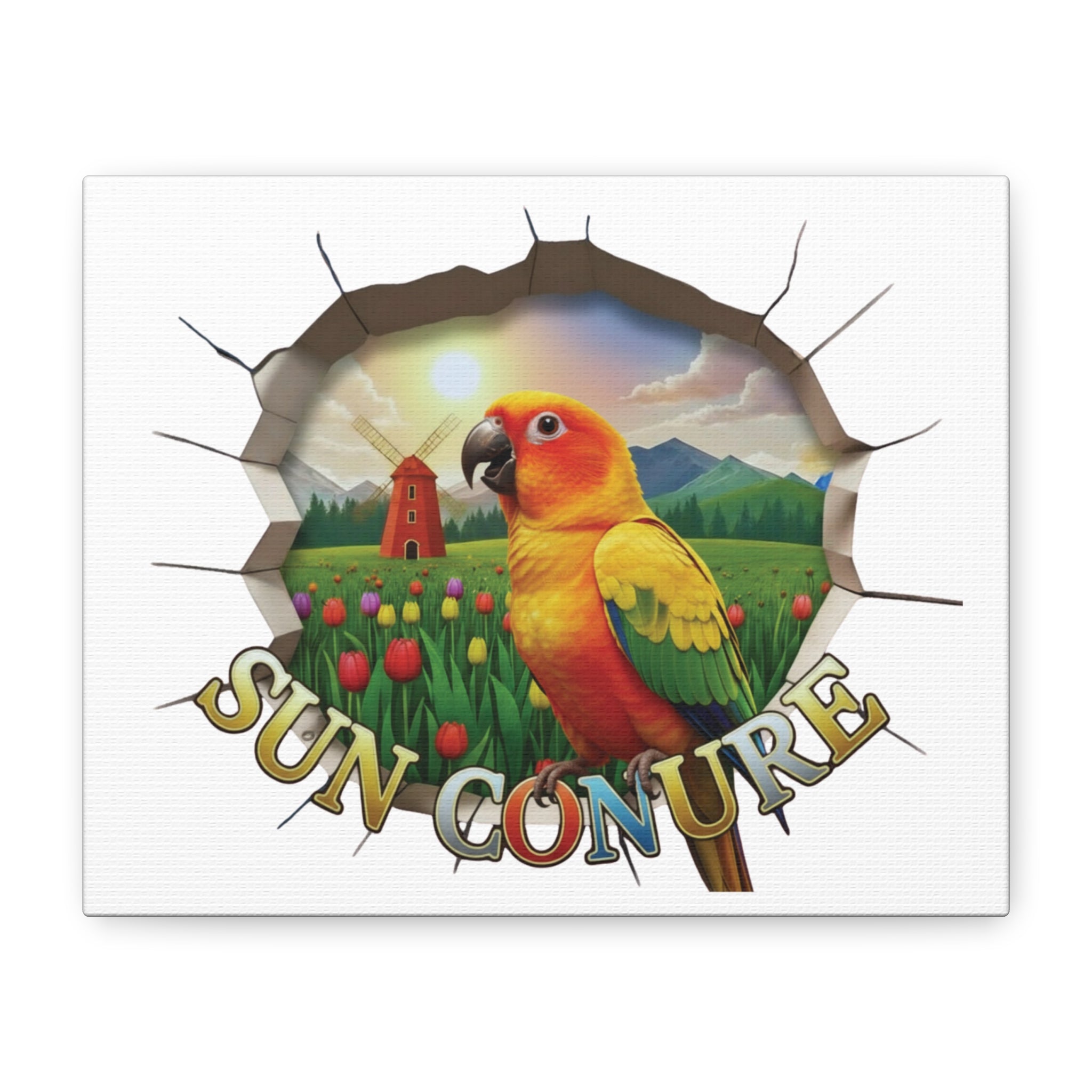 Sun Conure Breakthrough Wall-Hanging