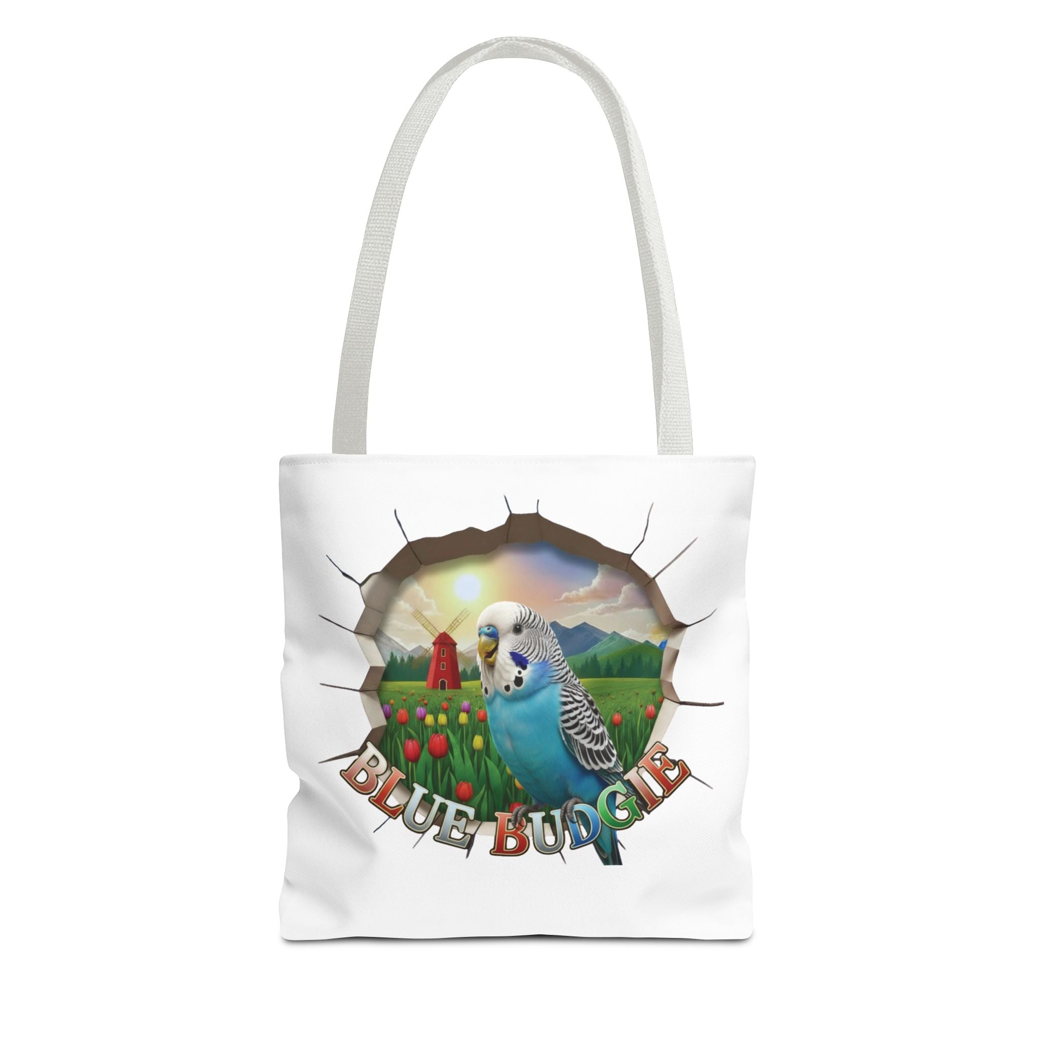 Blue Budgie Nature Tote Bag