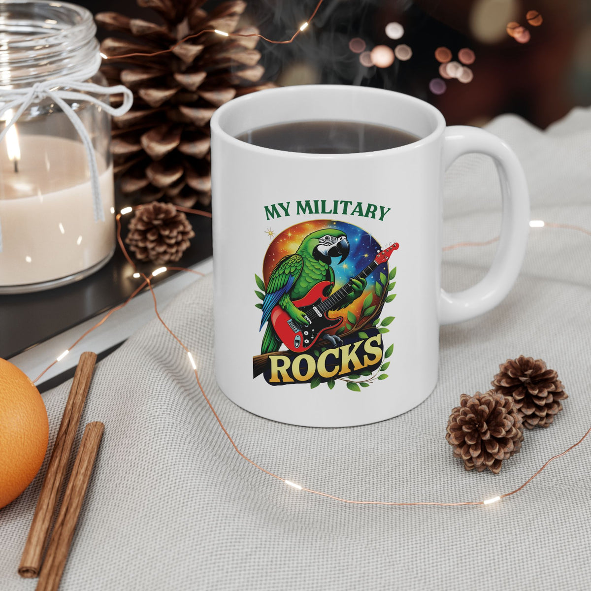My Military Rocks Music Mug